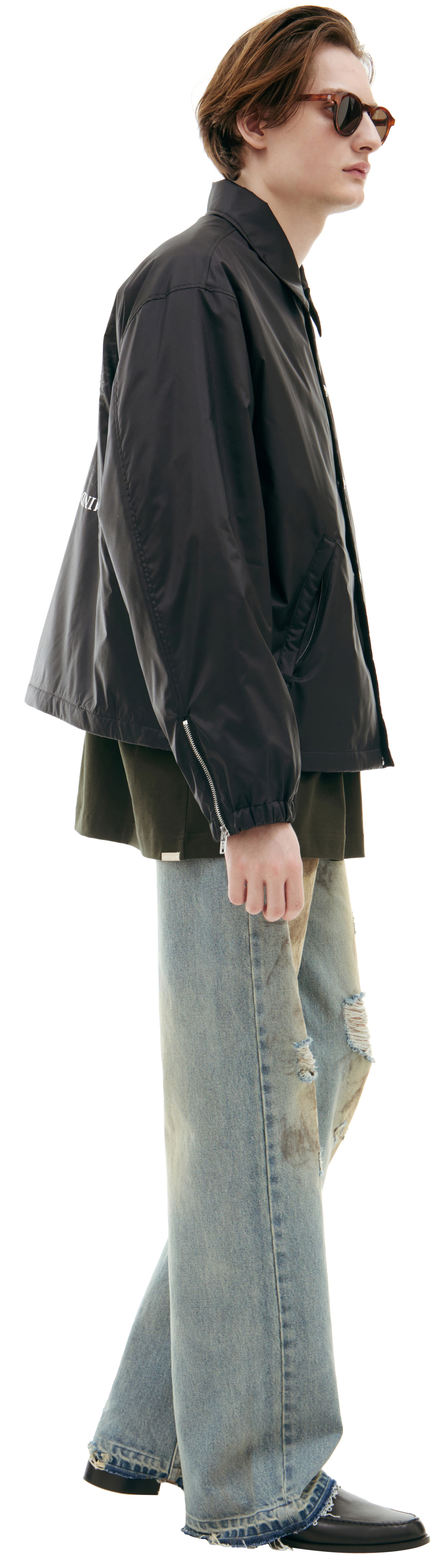 Mastermind WORLD Черная куртка на пуговицах