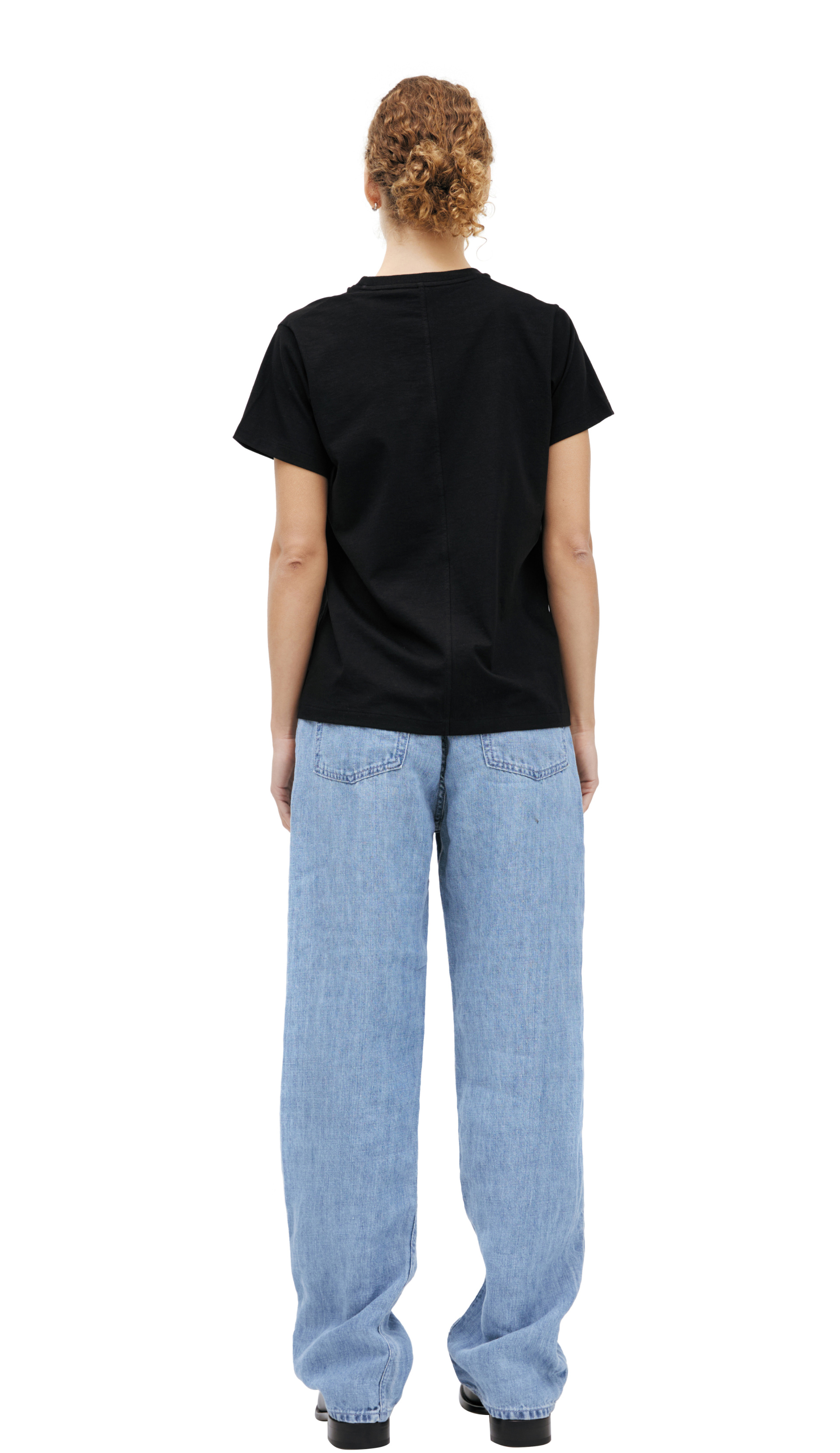 The Row Черная футболка из хлопка