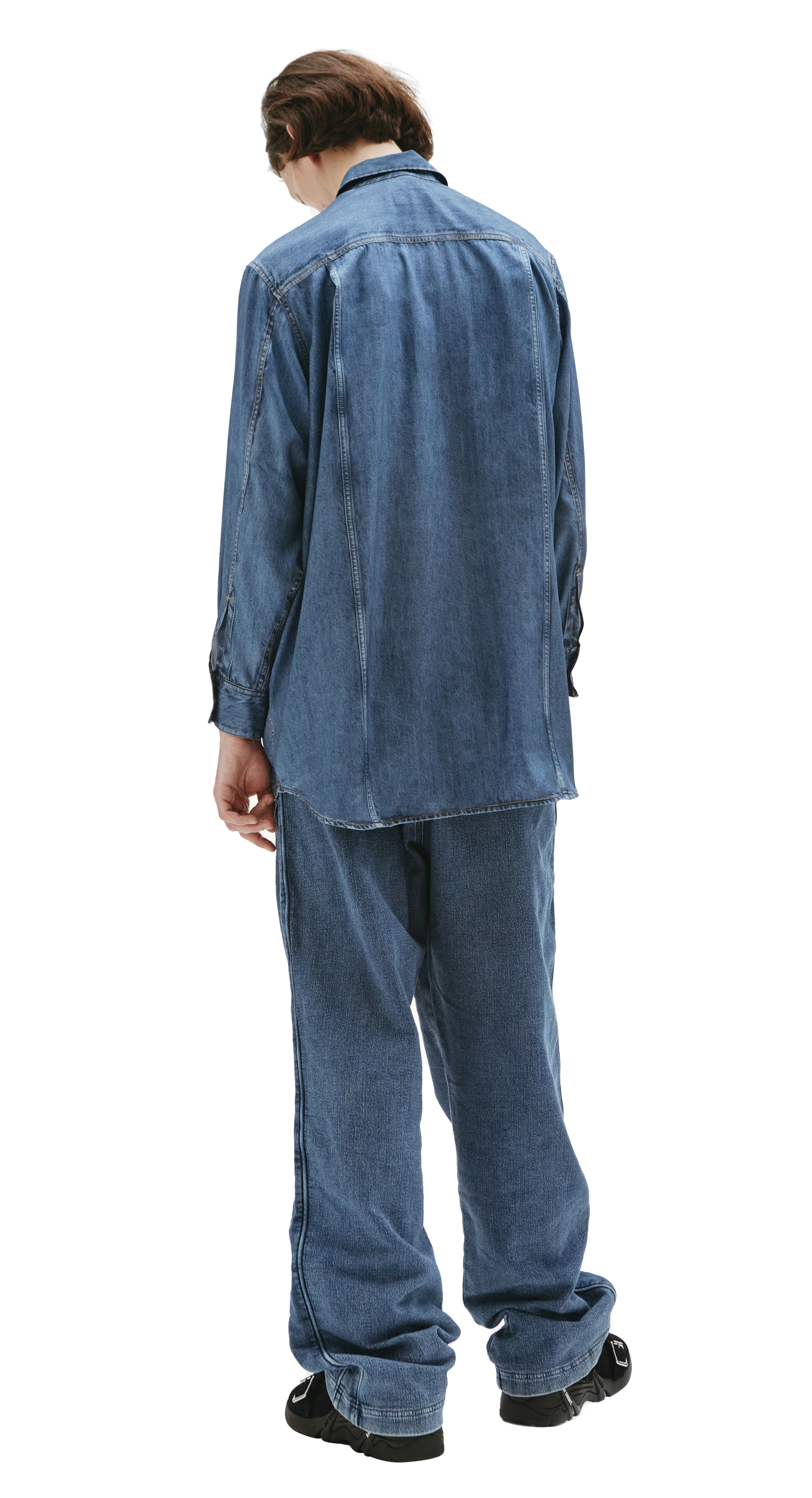 Diesel Удлиненная рубашка с монопринтом