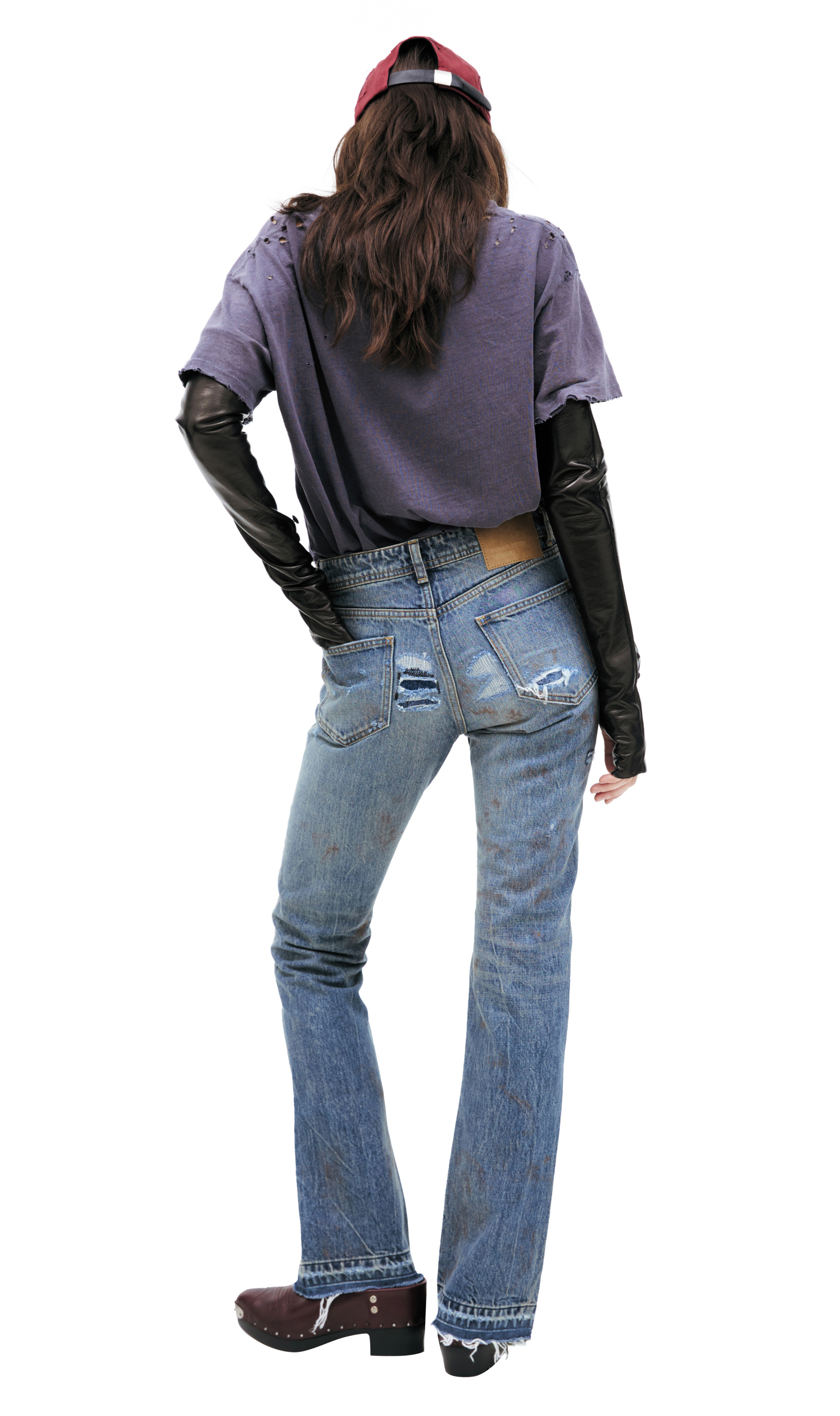 Enfants Riches Déprimés Джинсы с потертостями