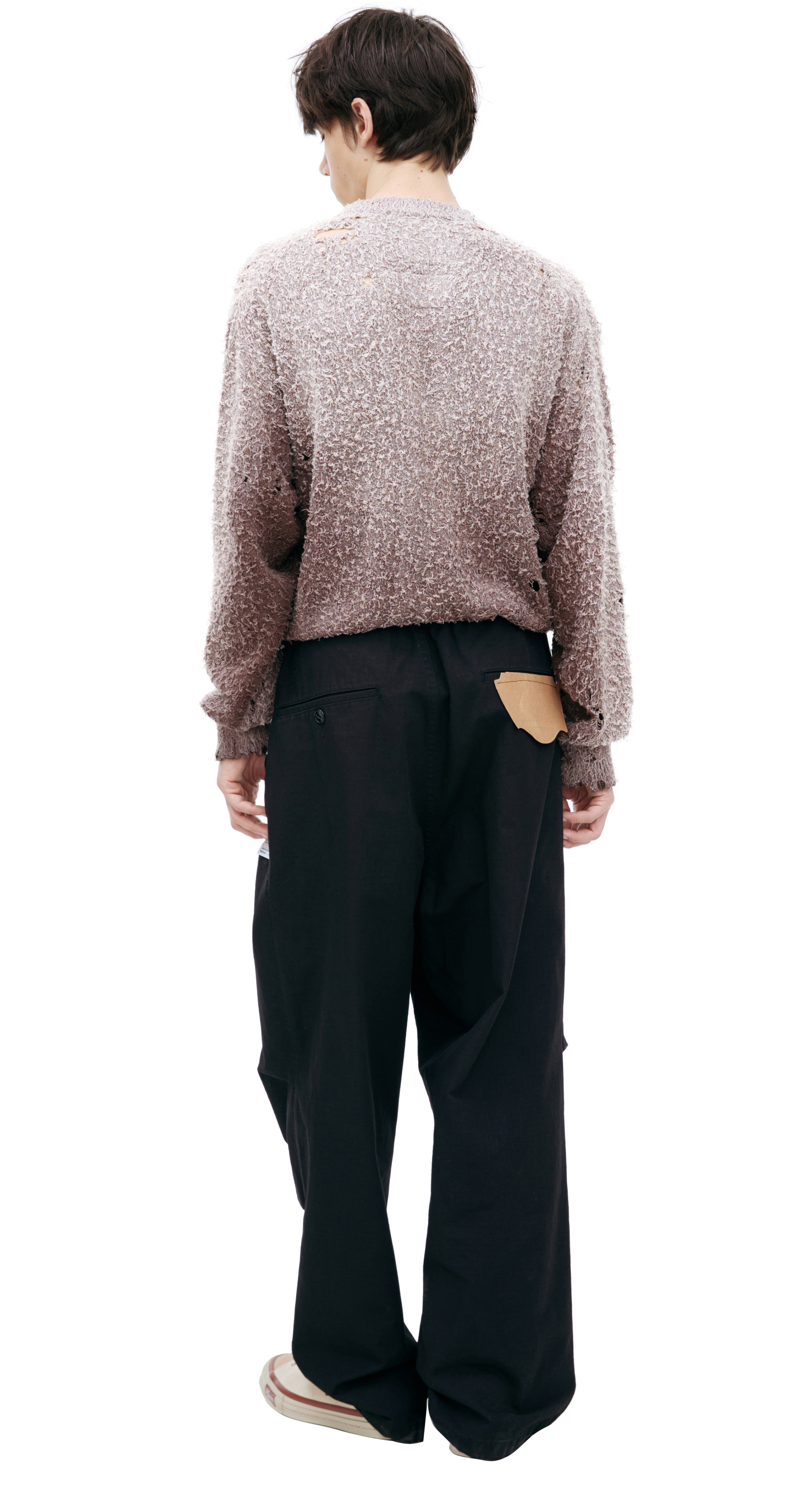 Maison Mihara Yasuhiro Брюки карго из хлопкового рипстопа