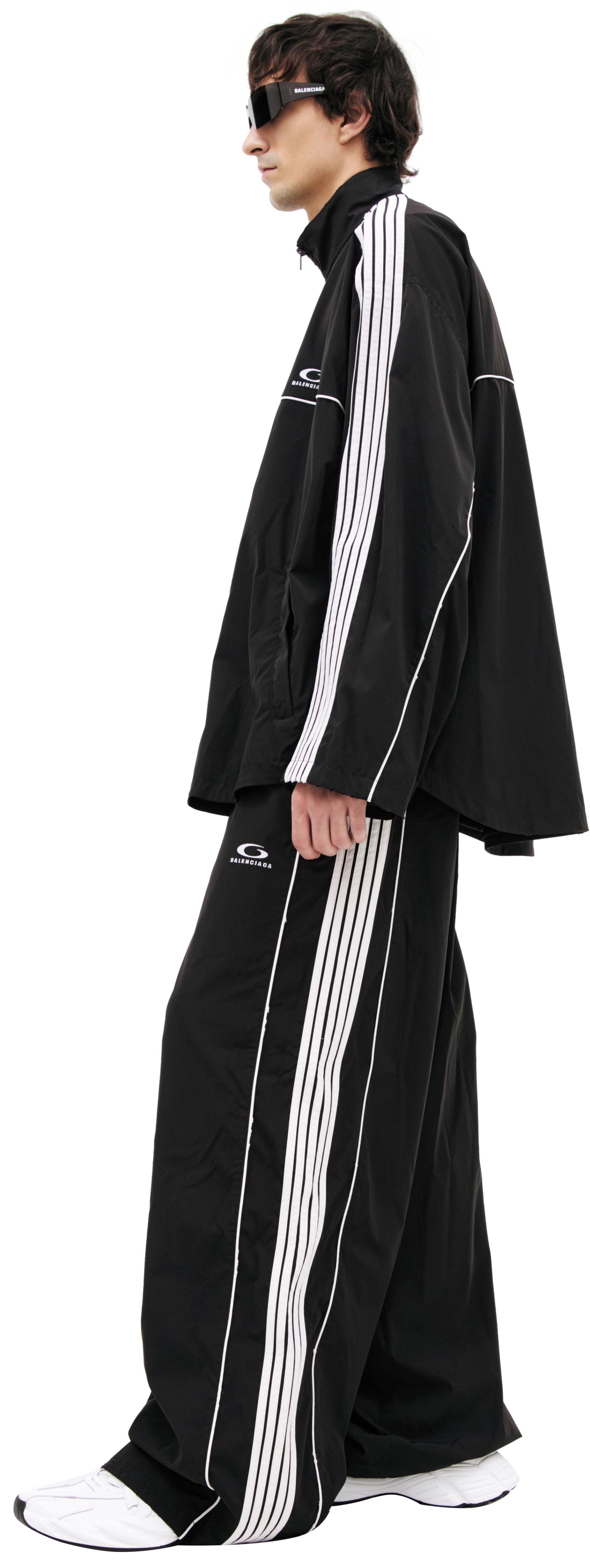 Balenciaga Черная куртка с лампасами