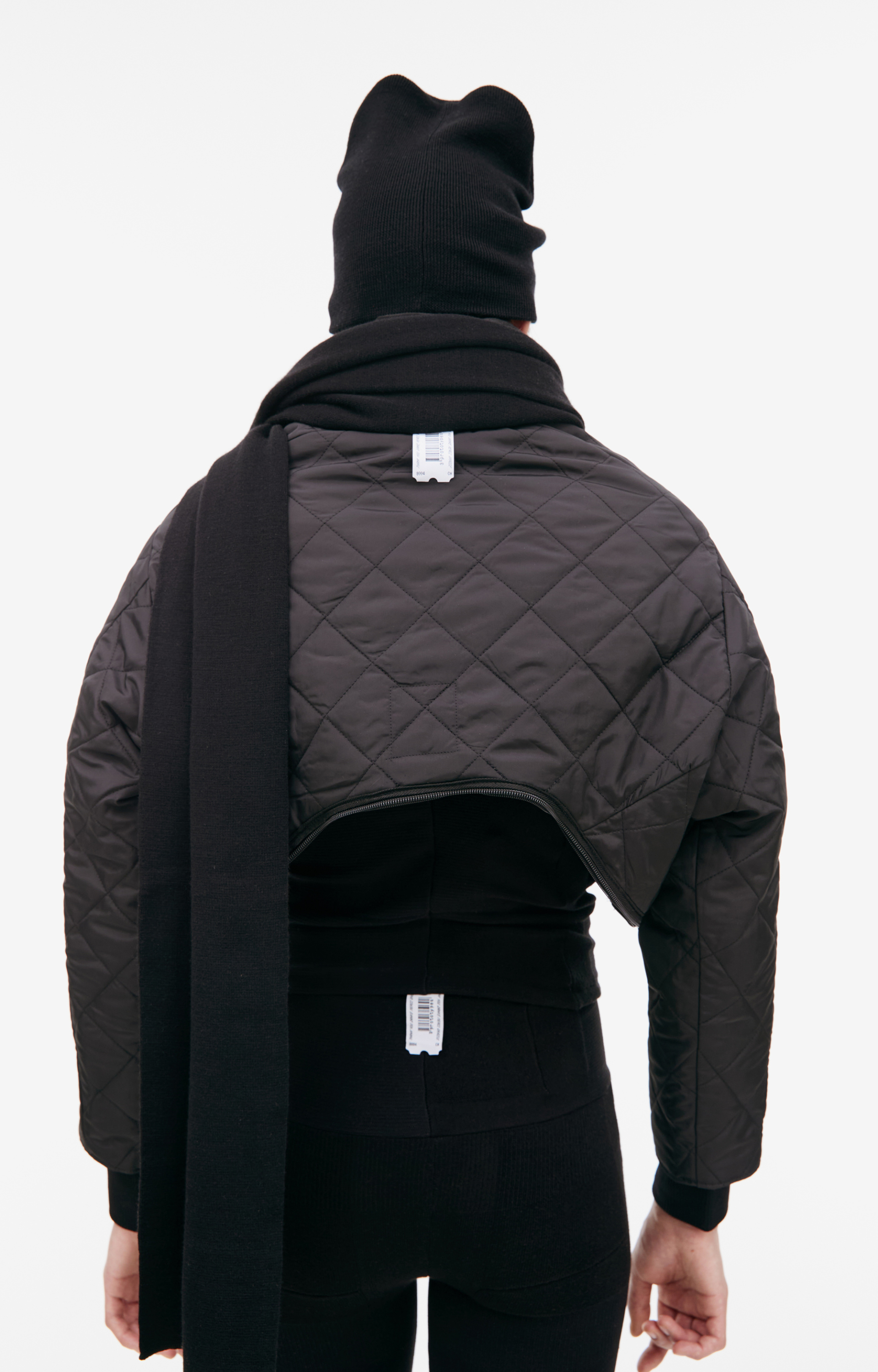 PROTOTYPES Куртка с вшитым шарфом