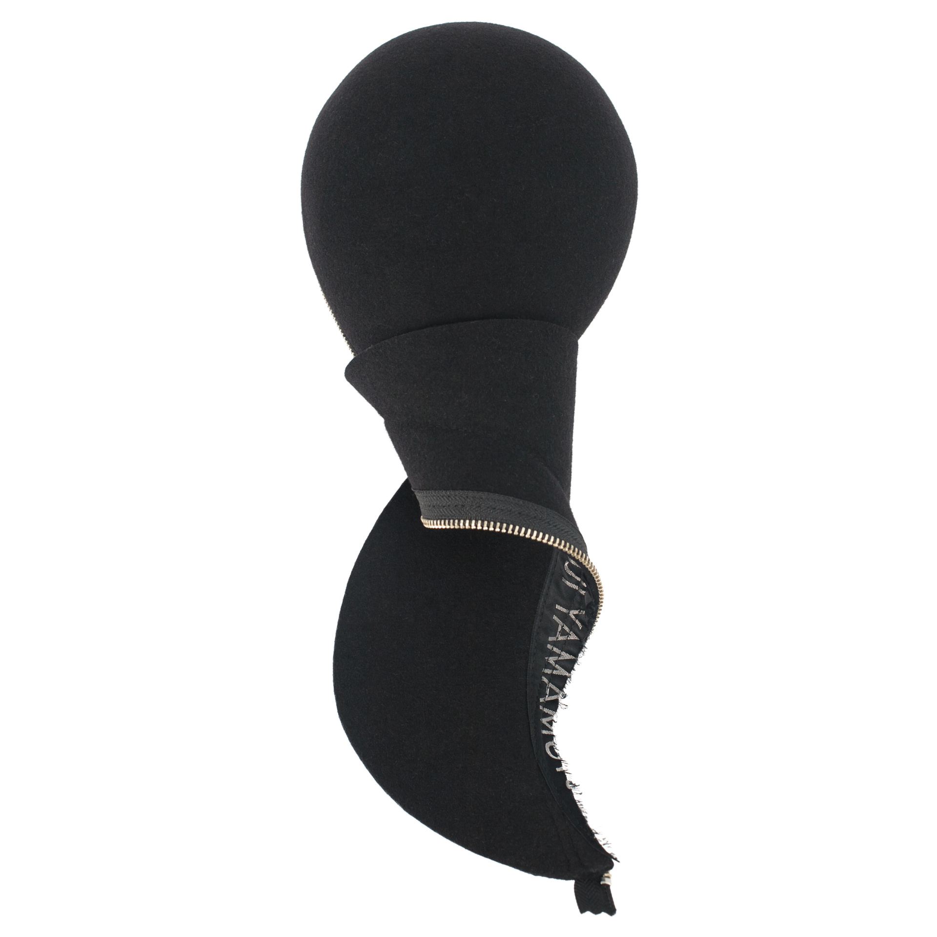 Yohji Yamamoto Шерстяная кепка с молнией