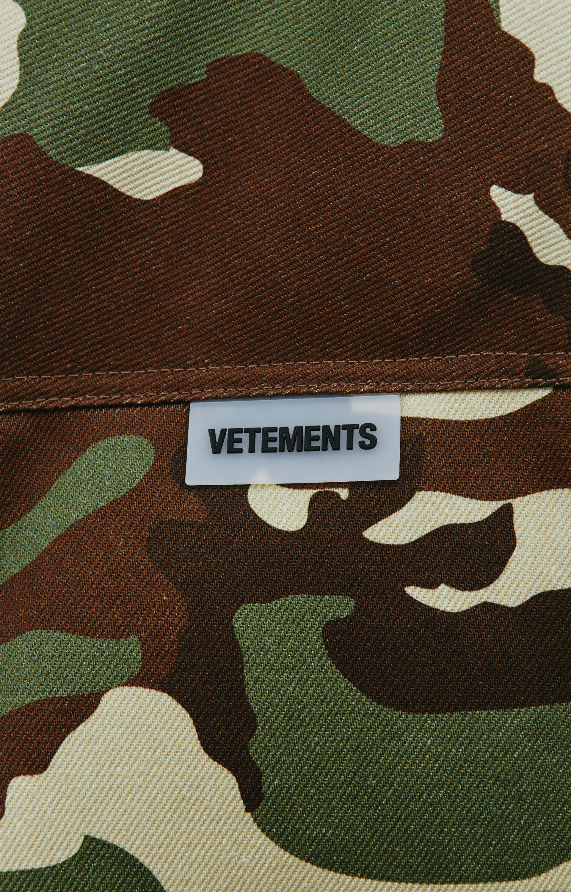 VETEMENTS Длинный пуховик - трансформер