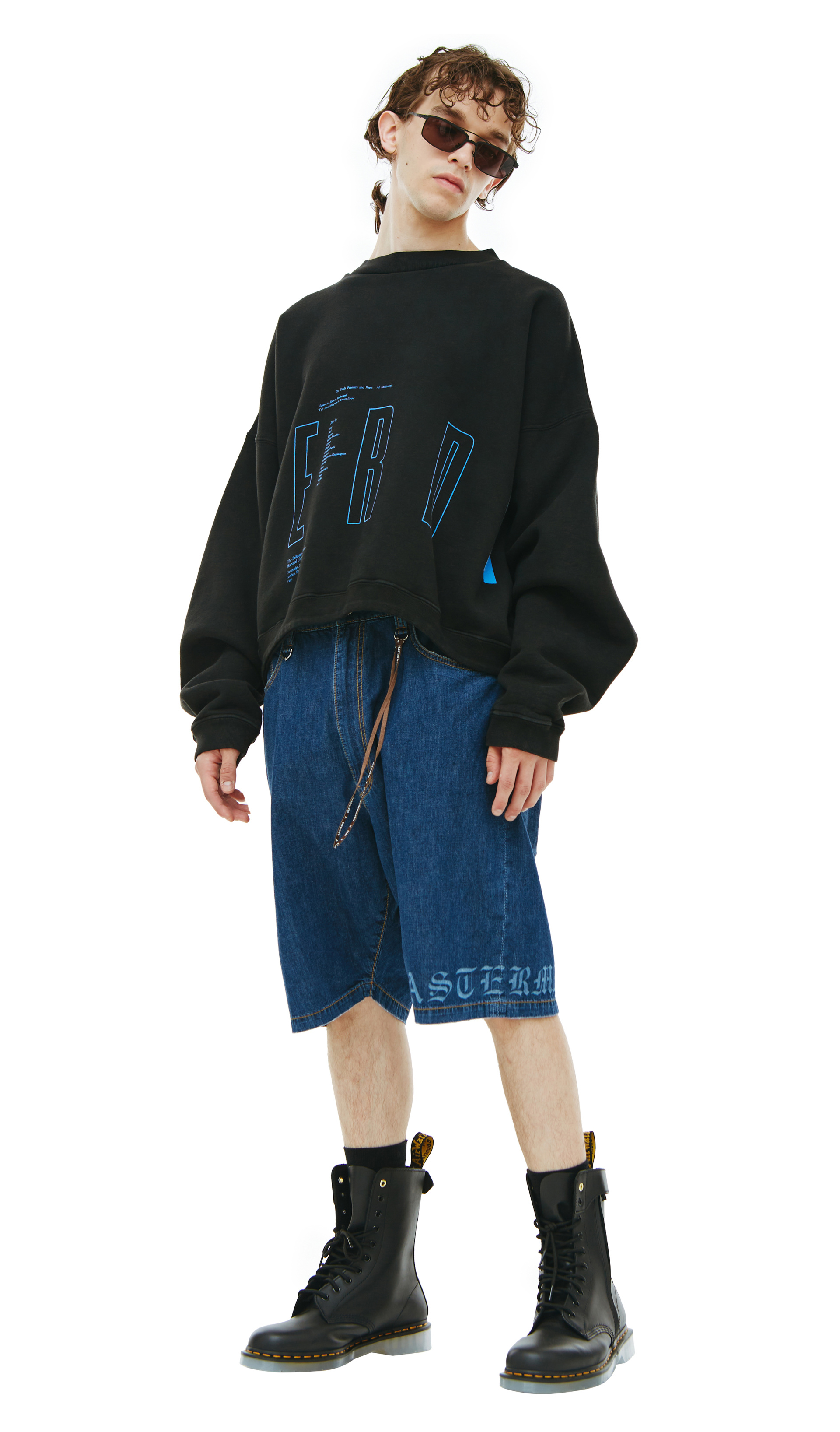 Enfants Riches Déprimés Укороченный свитшот с принтом