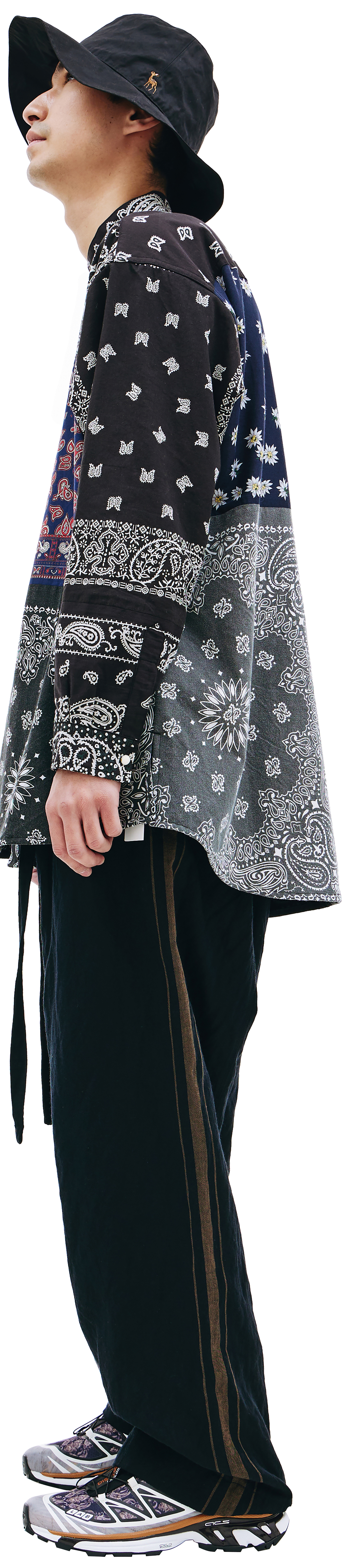 Children of the discordance Рубашка из бандан в стиле пэтчворк