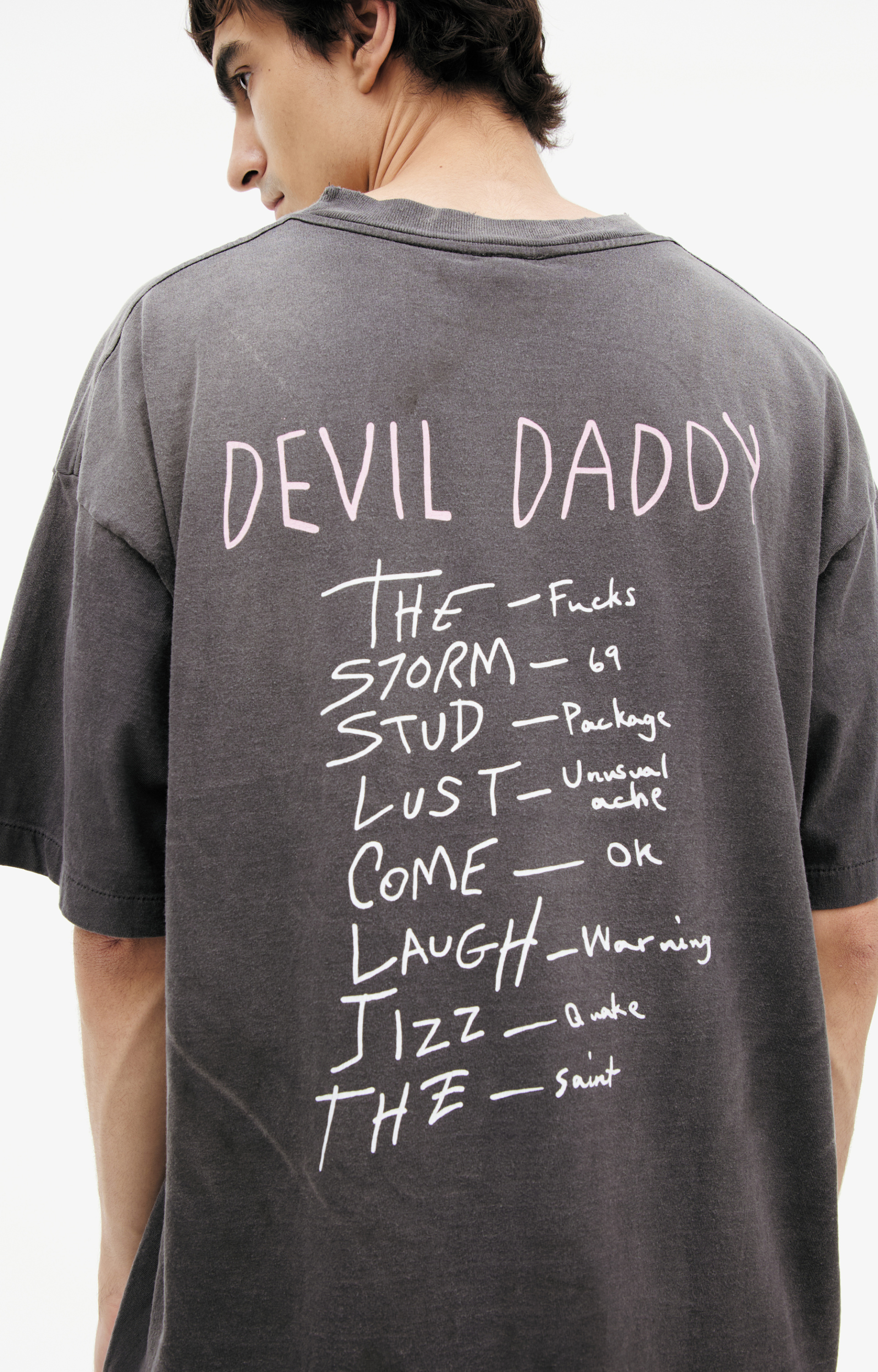 Saint Mxxxxxx Серая футболка с принтом