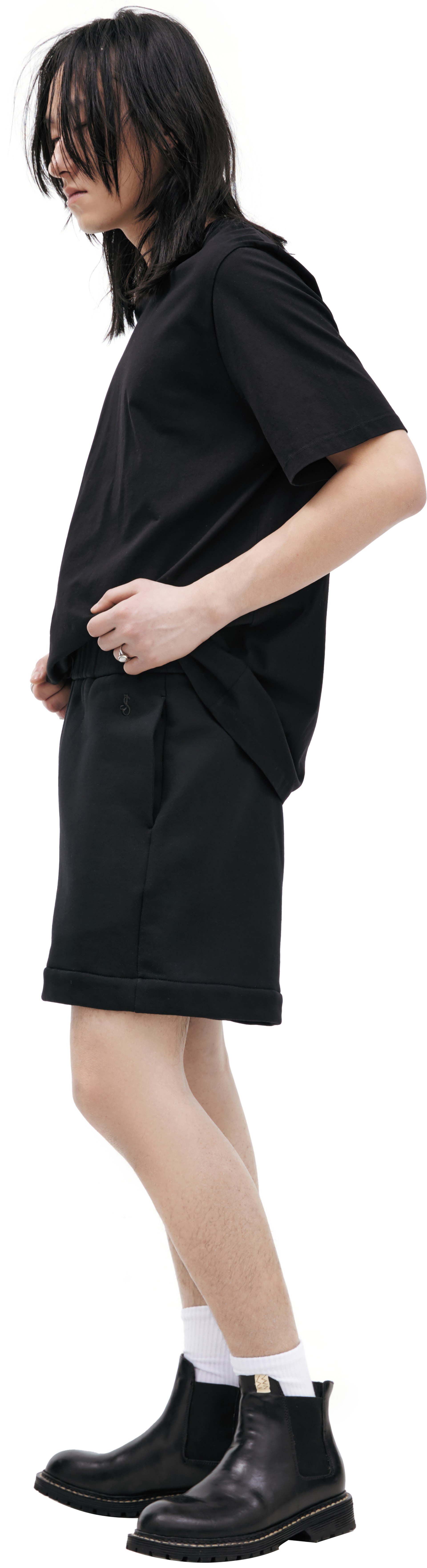 Dries Van Noten Черные шорты из хлопка