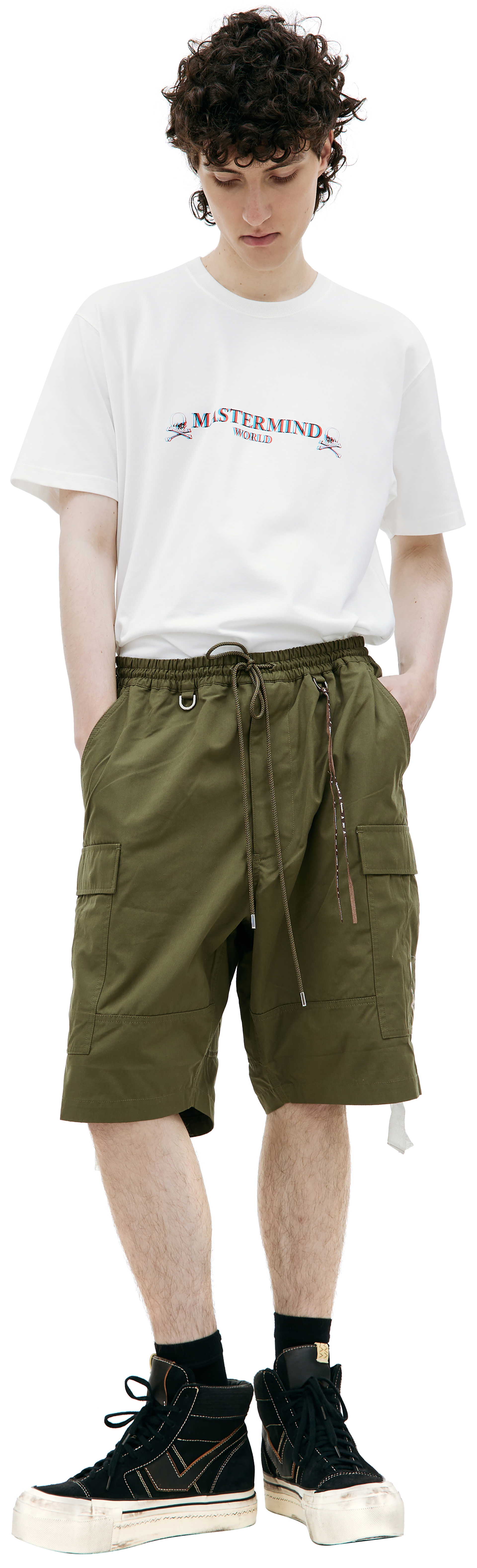 Mastermind WORLD Шорты карго с лентами