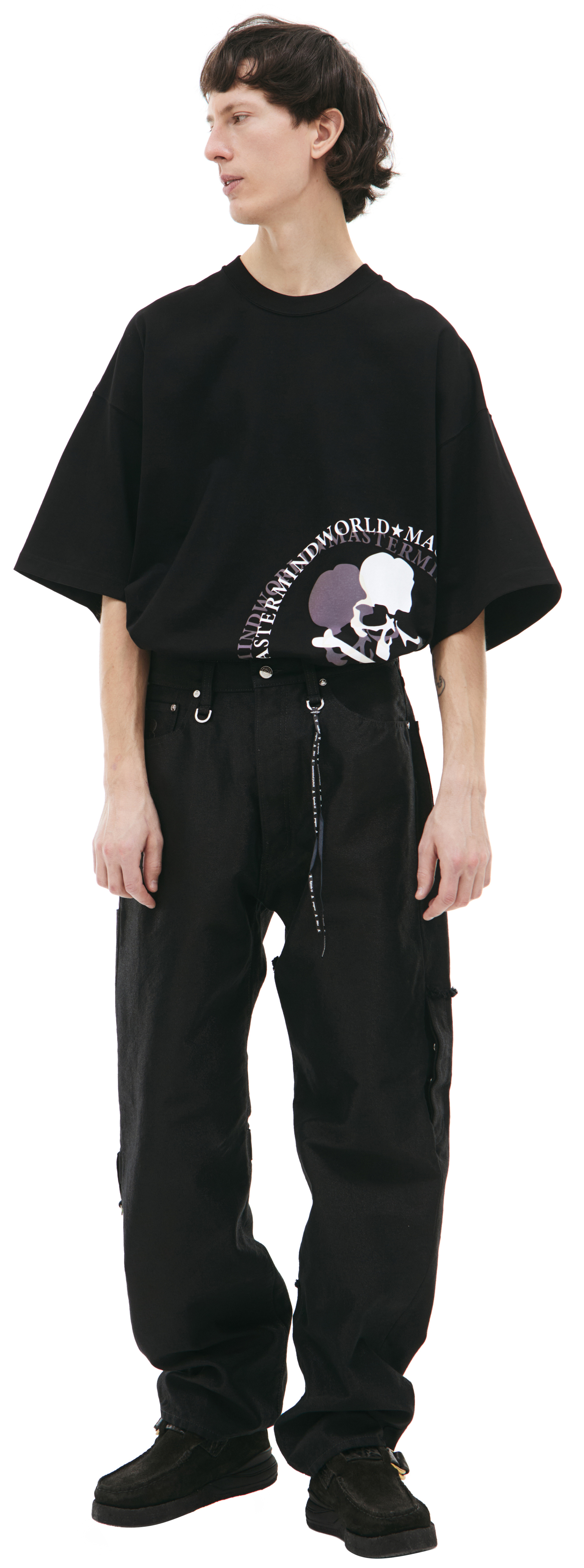 Mastermind WORLD Джинсы карго с логотипом