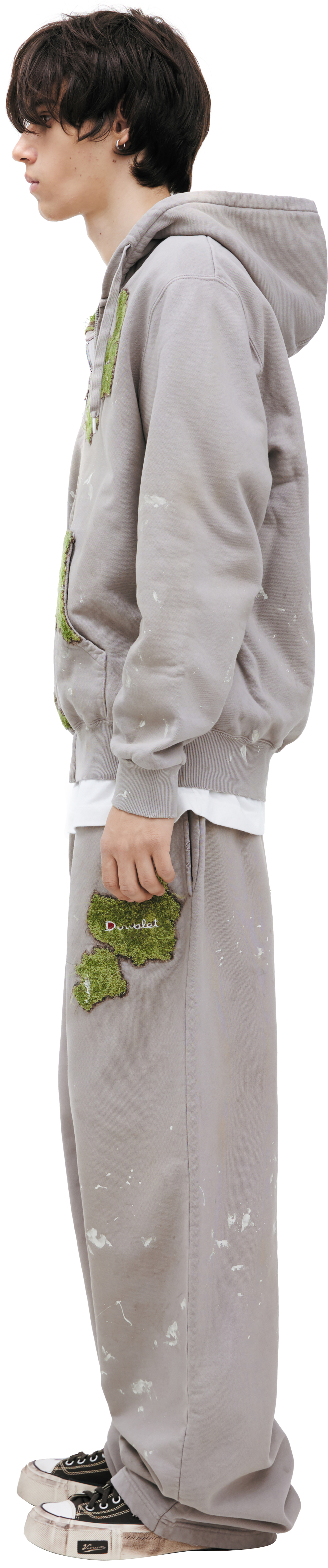 Doublet Худи MOSS-GROWN EMBROIDERY