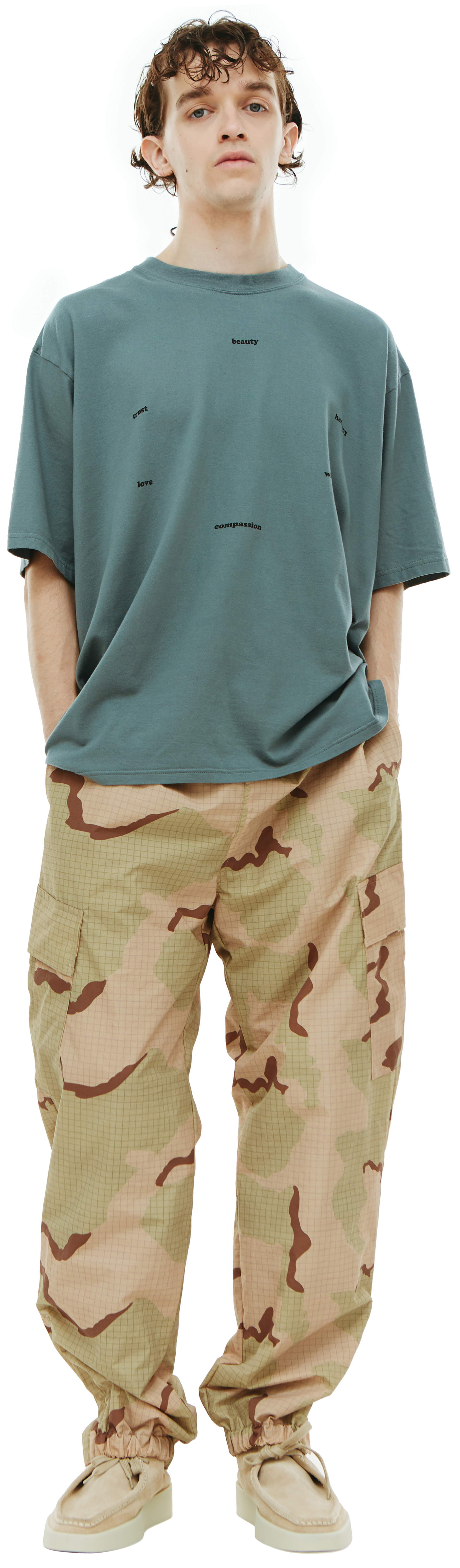 Undercover Хлопковая футболка с принтом