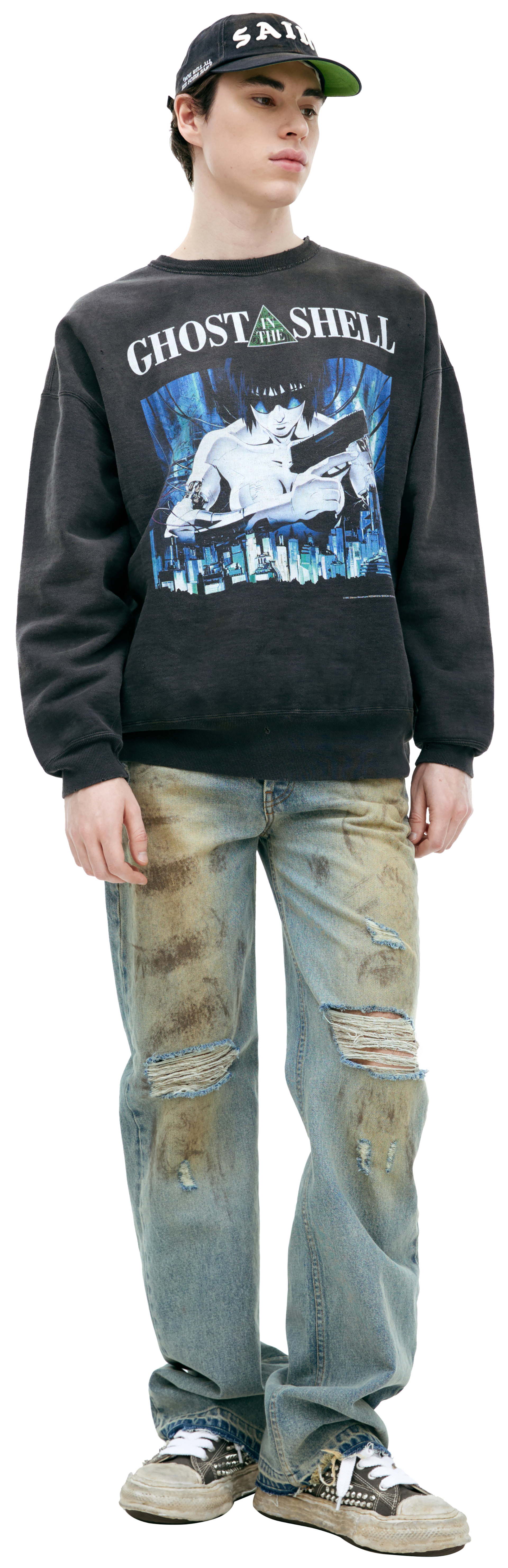 Saint Mxxxxxx Свитшот SAINT Mxxxxxx x Ghost in the Shell