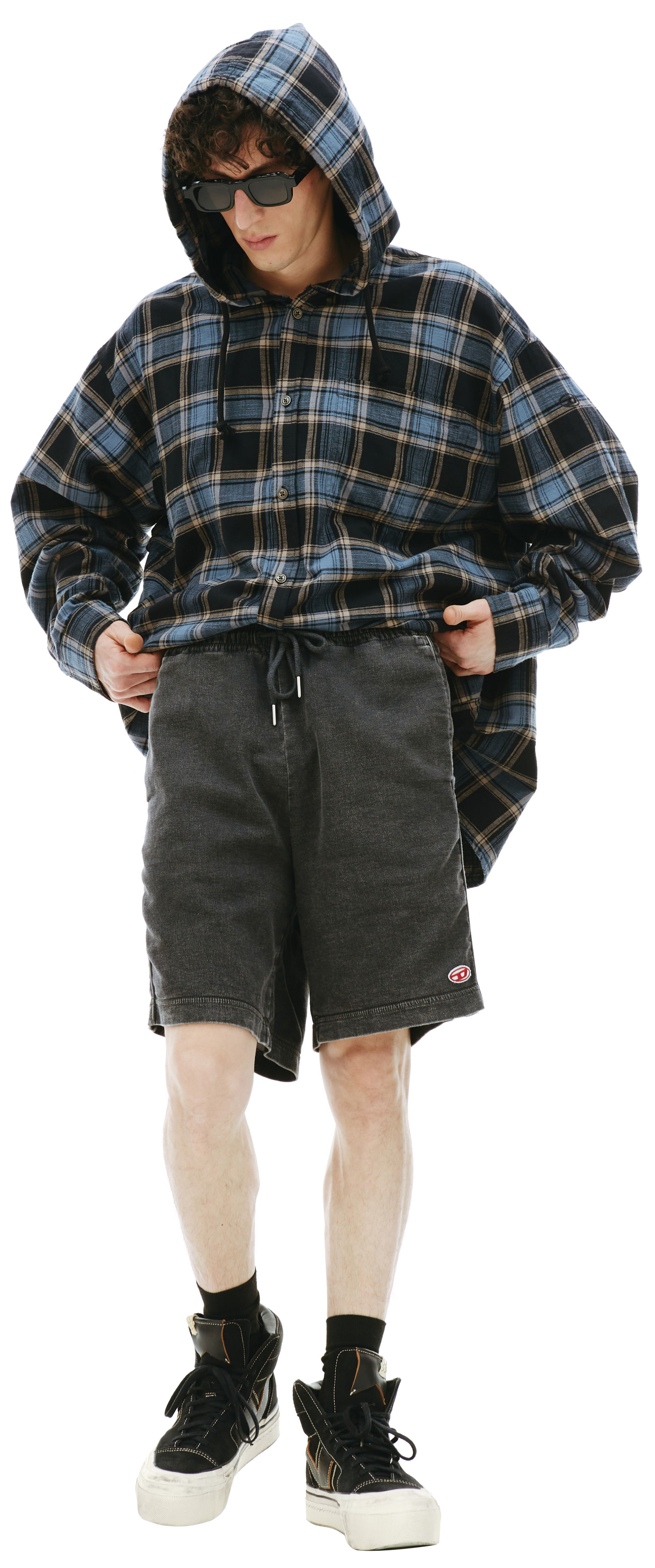 Diesel Серые шорты D-Boxy