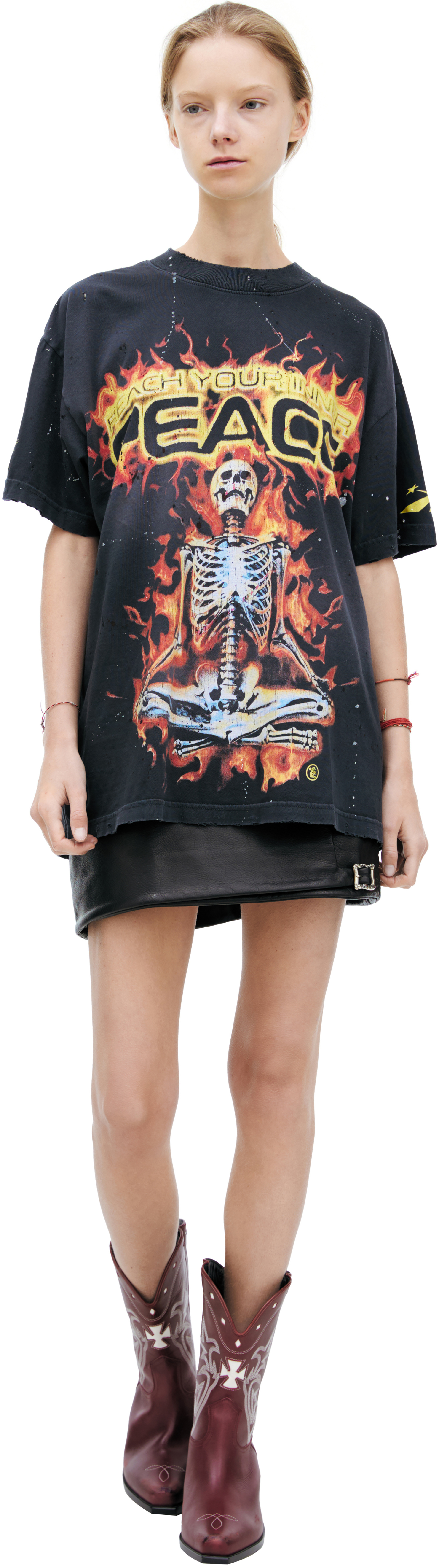 Hellstar Футболка из хлопка с принтом