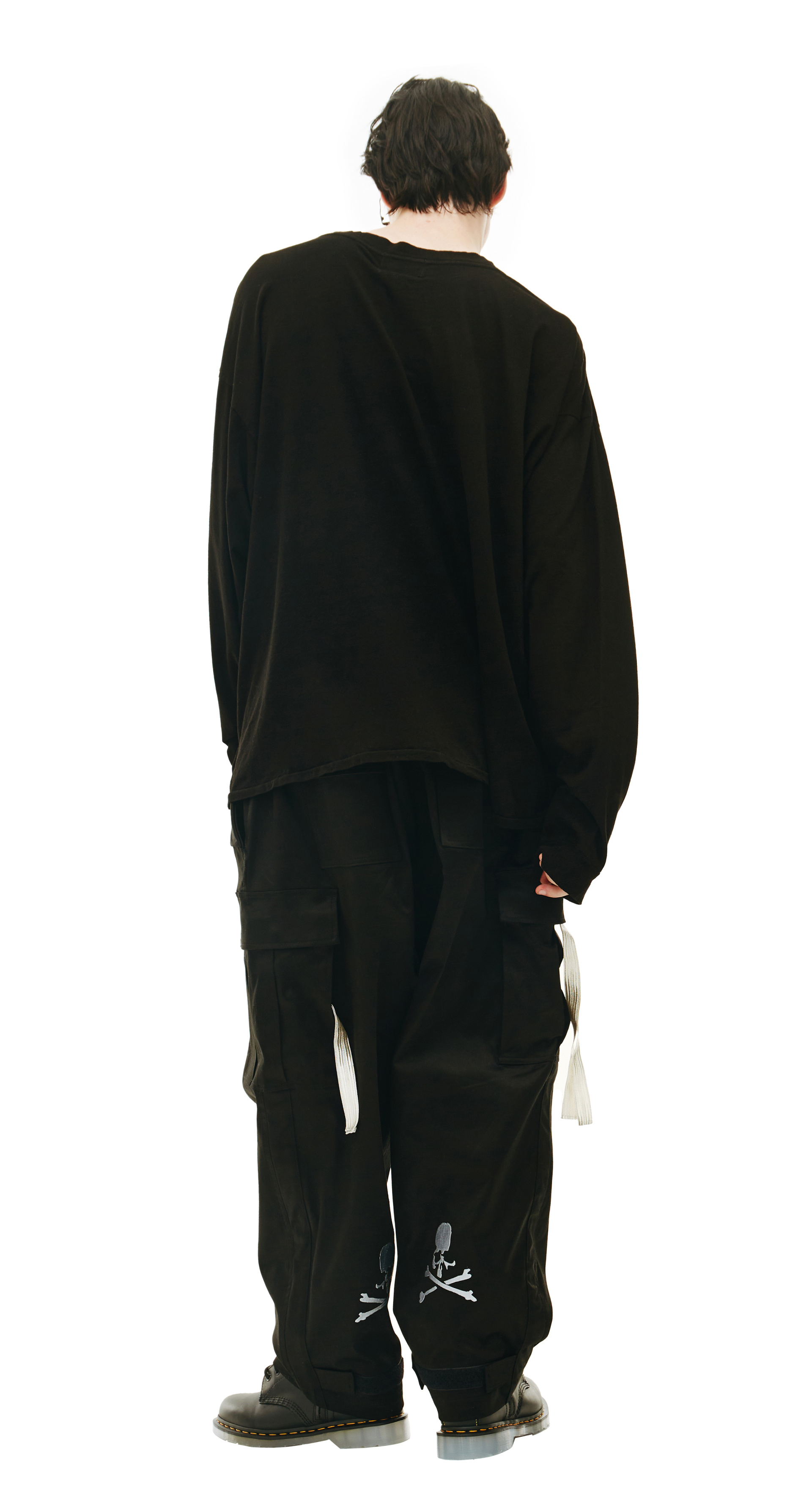 Enfants Riches Déprimés Лонгслив-010/623 принт dr mueller на груди и рукаве, черн