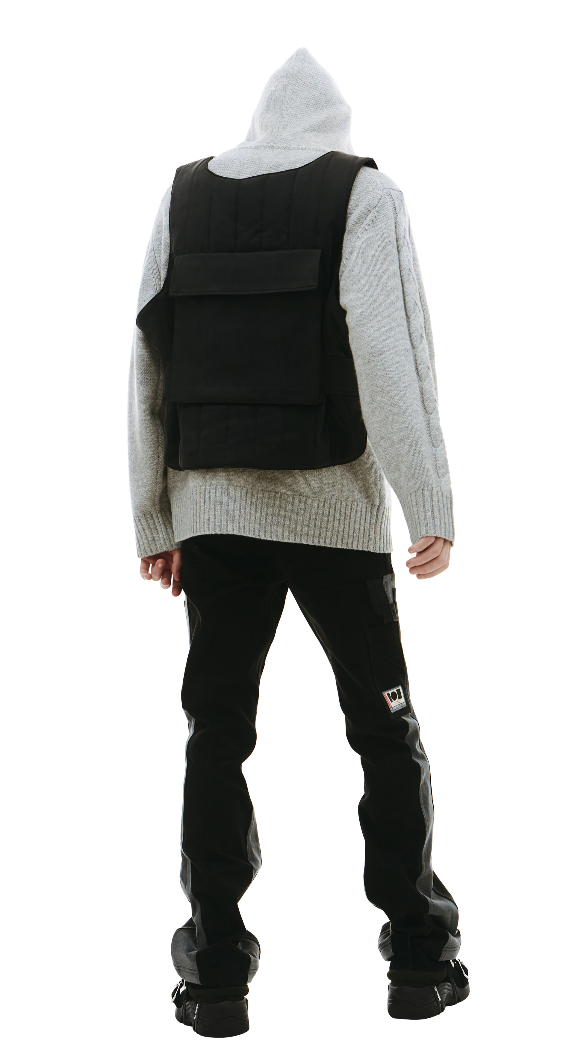 Nahmias Черный стеганый жилет