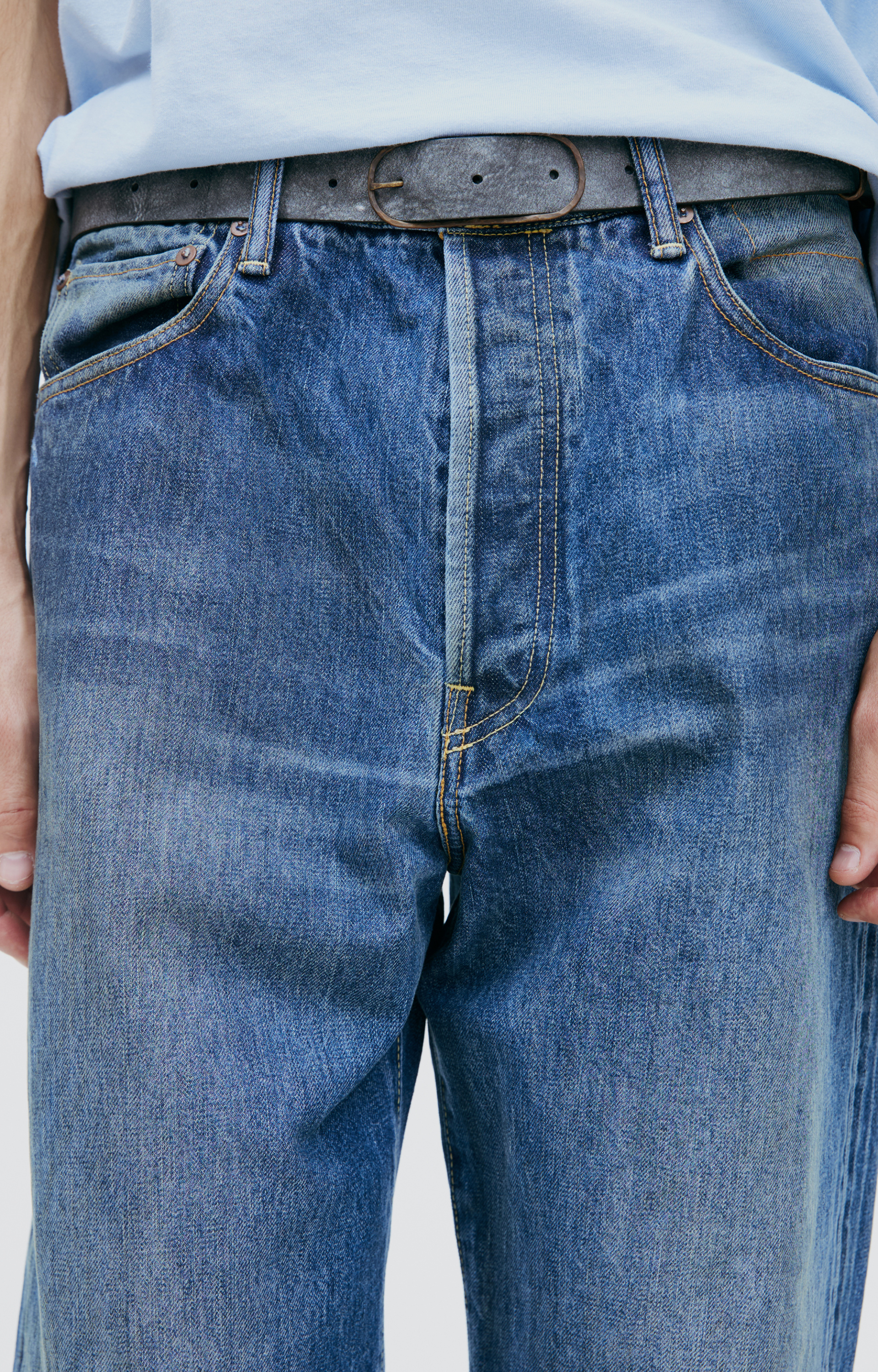 visvim Джинсы WIDE DMGD-46