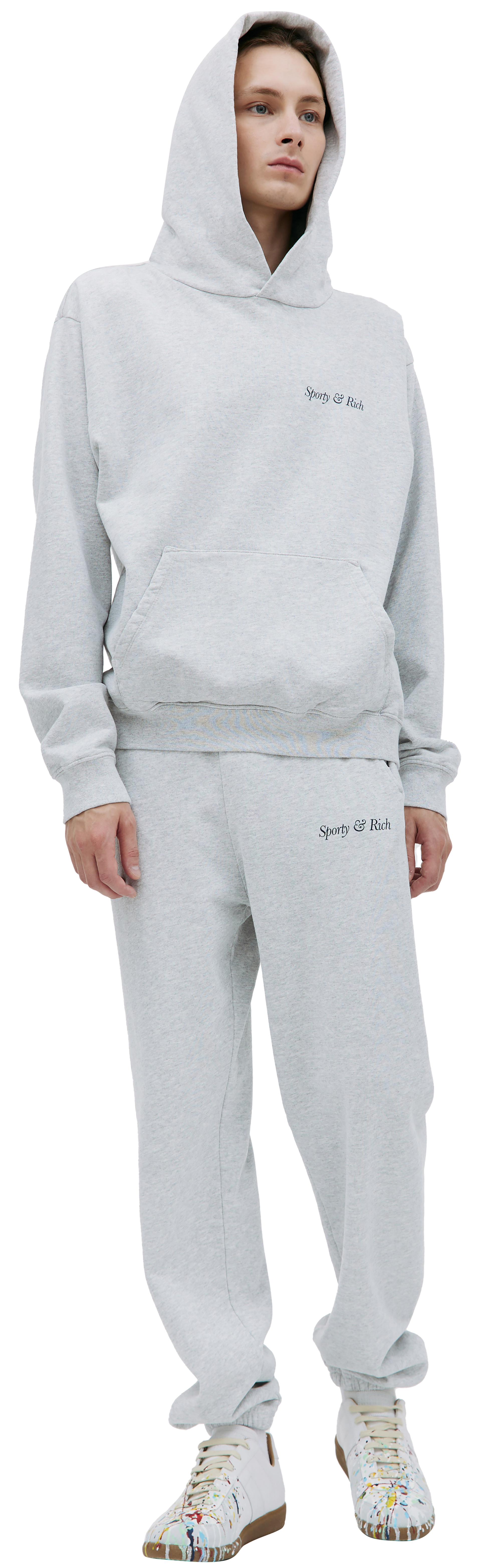 SPORTY & RICH Худи с принтом \'Health & Wellness Club\'