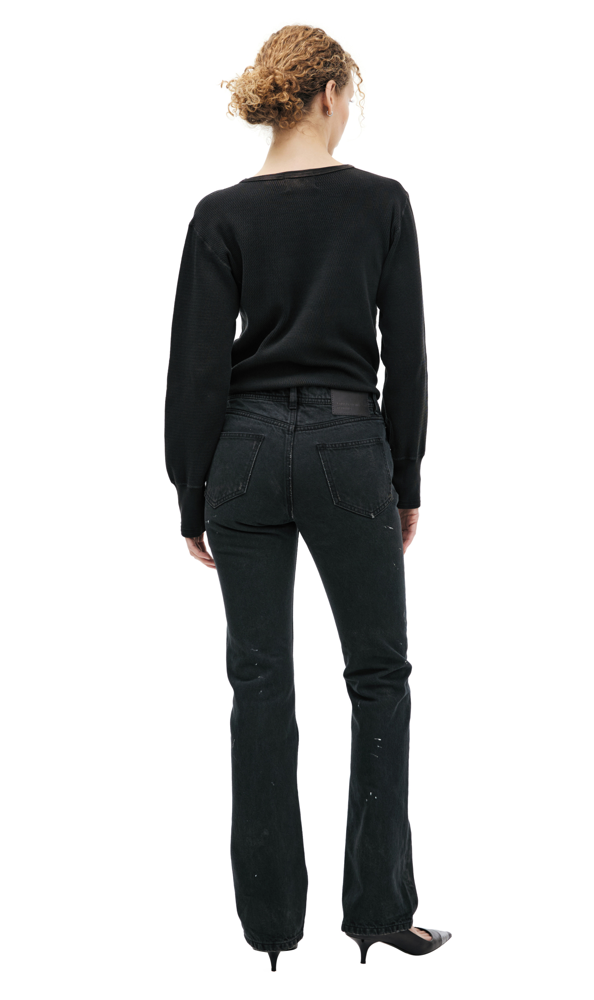 Enfants Riches Déprimés Скинни джинсы клеш в краске