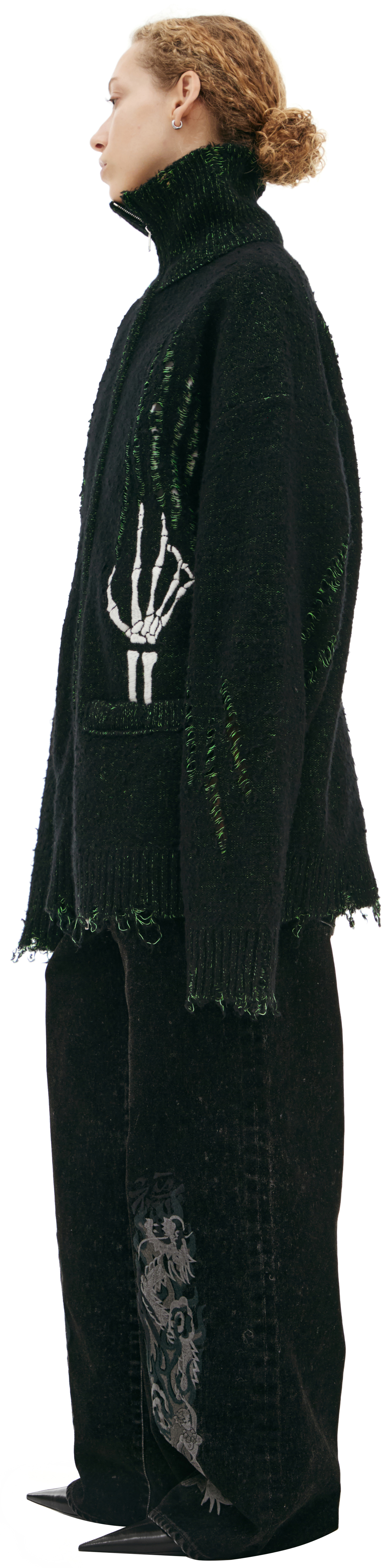 Doublet Кардиган с руками скелета