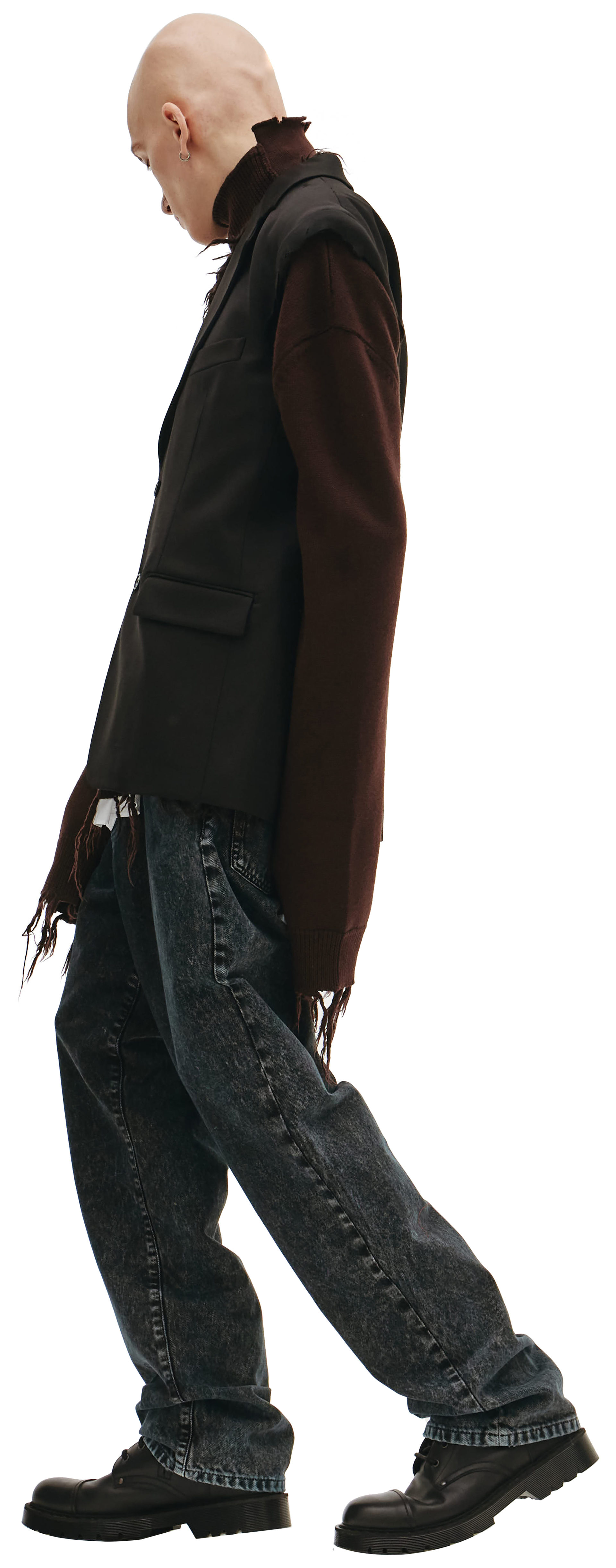 VETEMENTS Оверсайз пиджак без рукавов