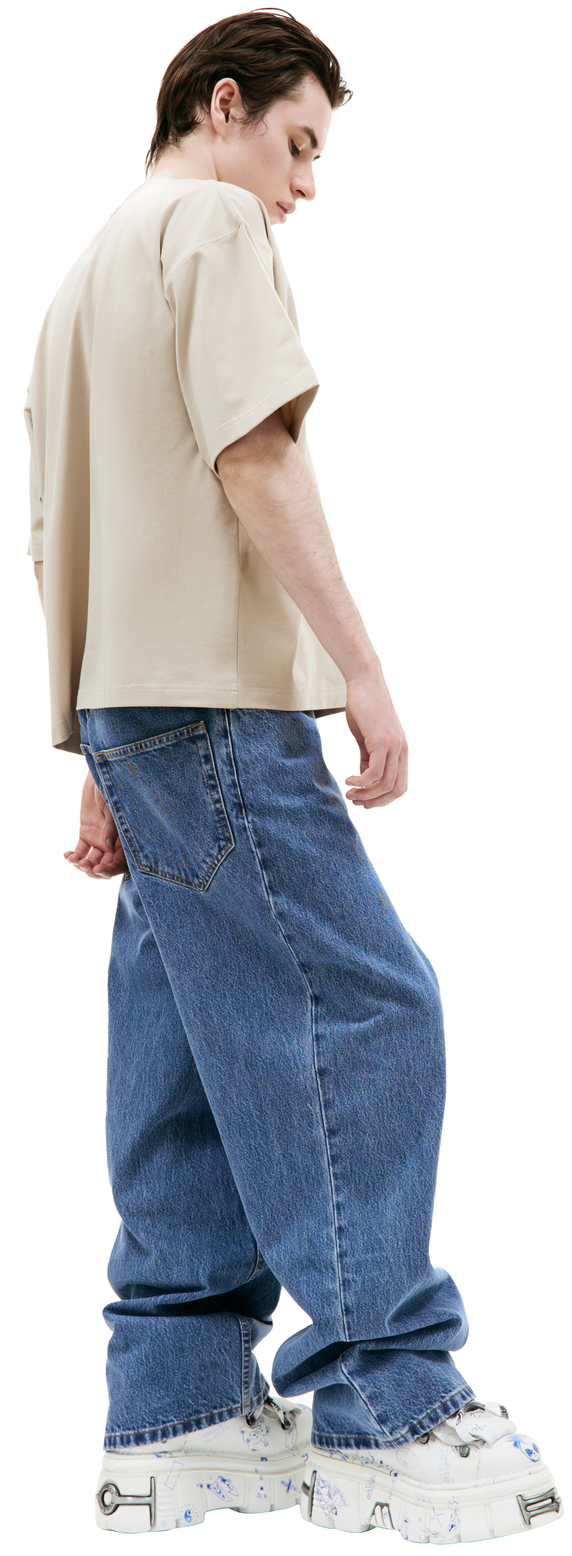 VTMNTS Укороченная футболка с логотипом