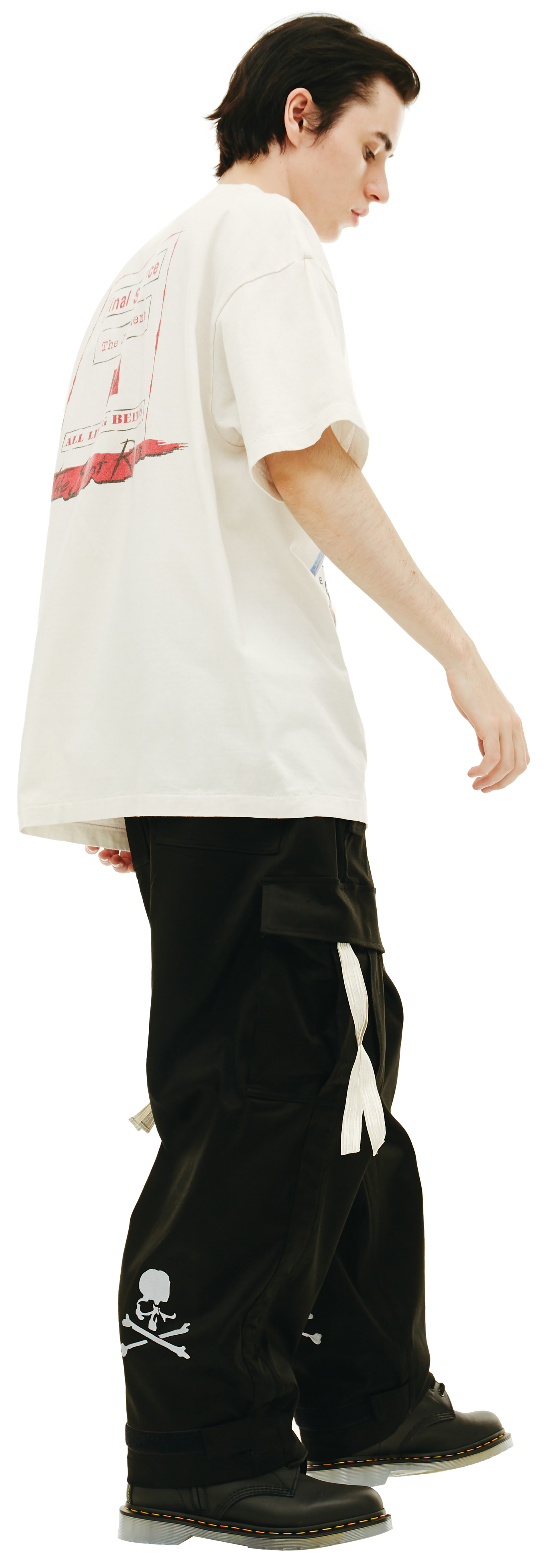 Saint Michael Футболка Denim Tears x Saint Michael с принтом