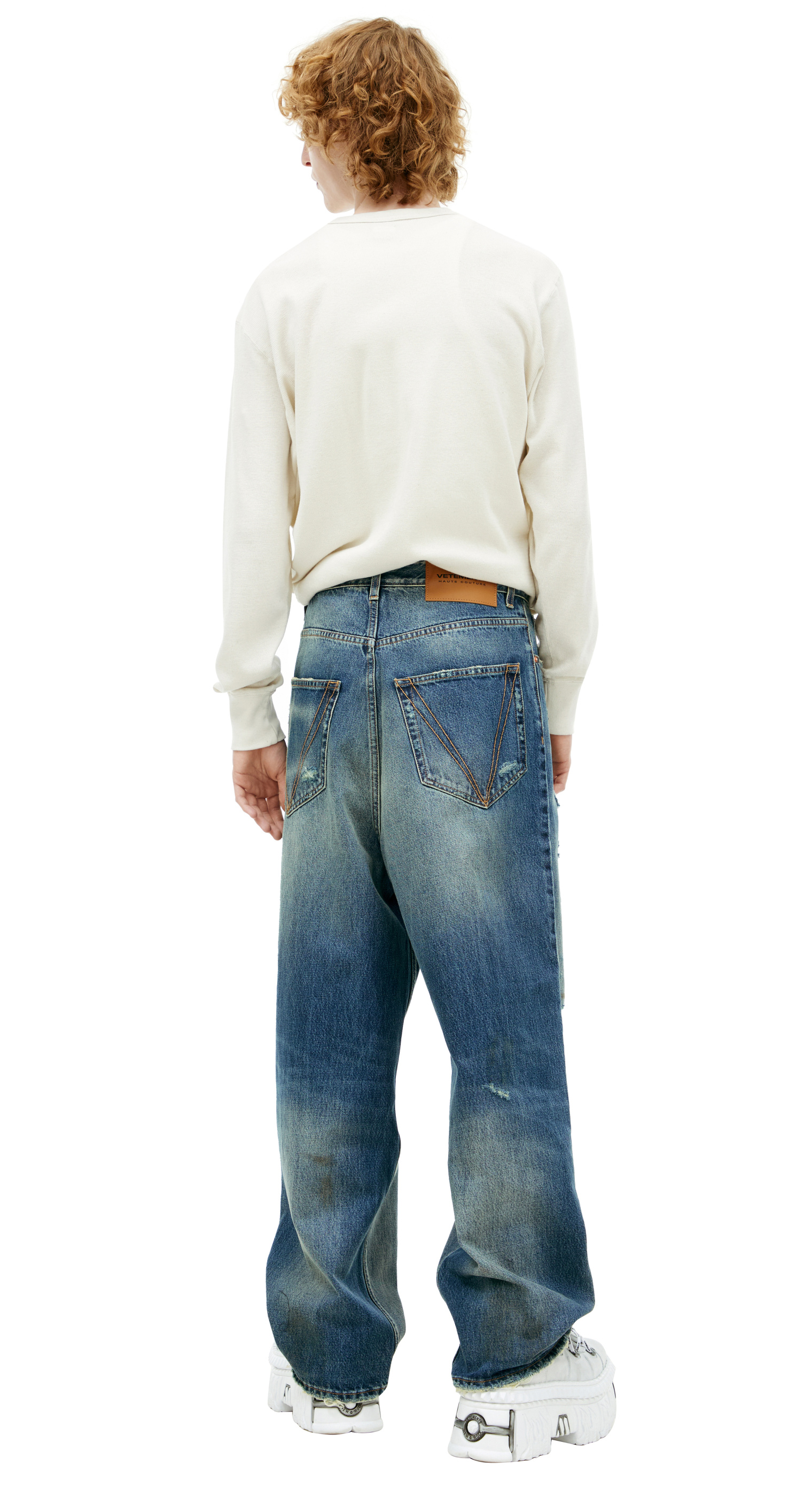 VETEMENTS Рваные джинсы