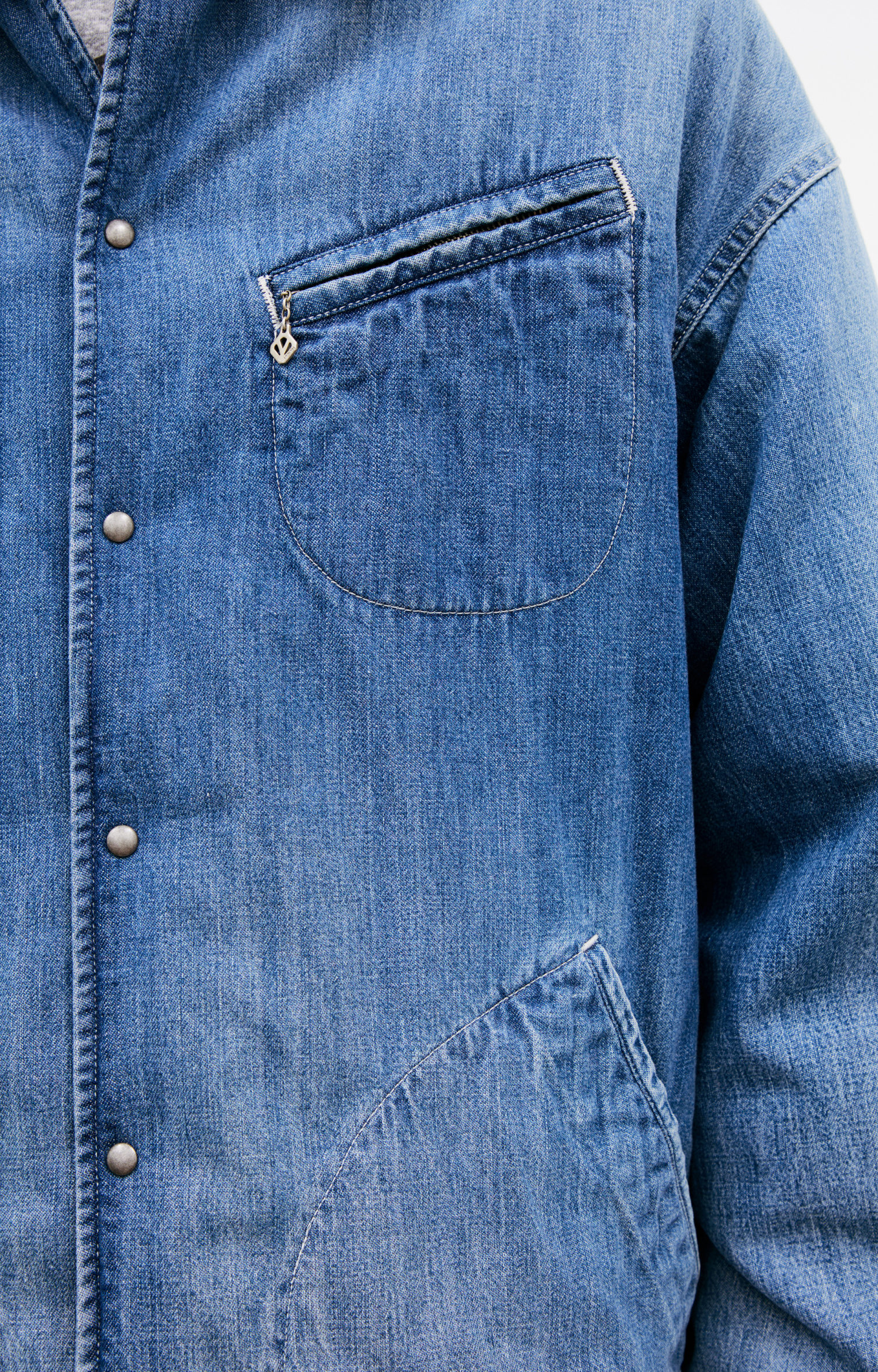 visvim Дутая джинсовая куртка
