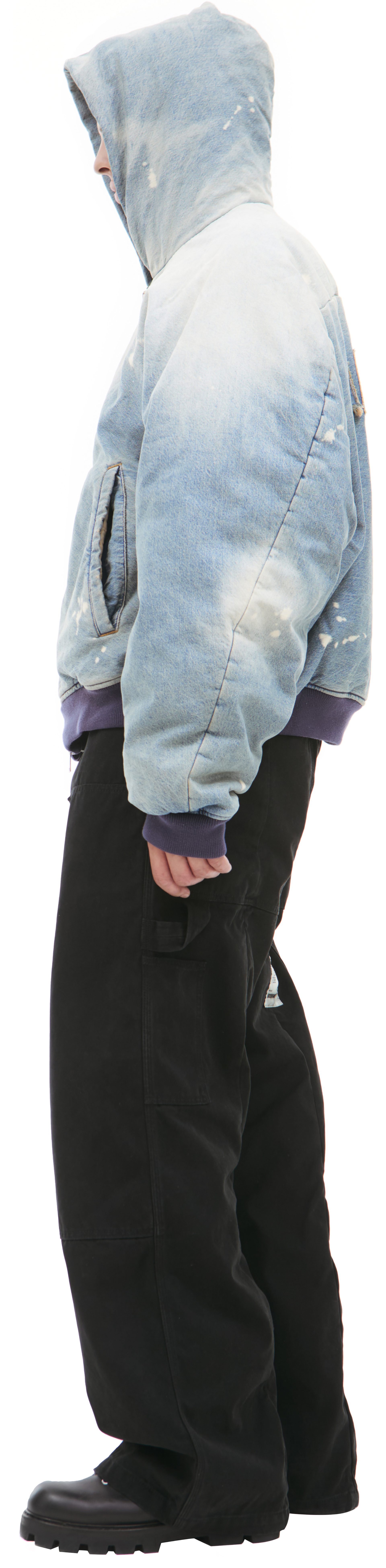 B1ARCHIVE Джинсовая куртка с капюшоном