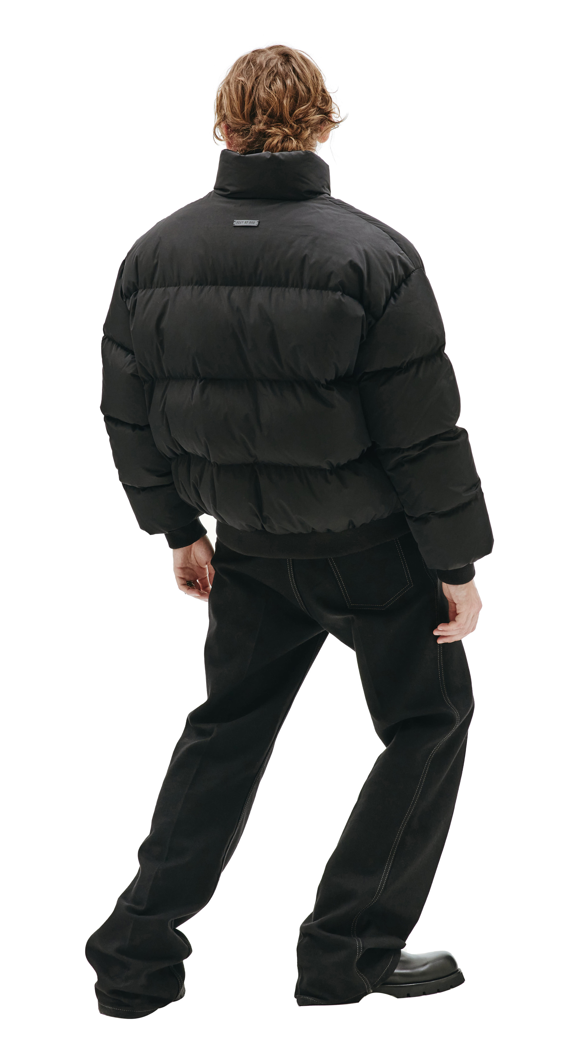 Fear of God Пуховый бомбер с вязаными манжетами