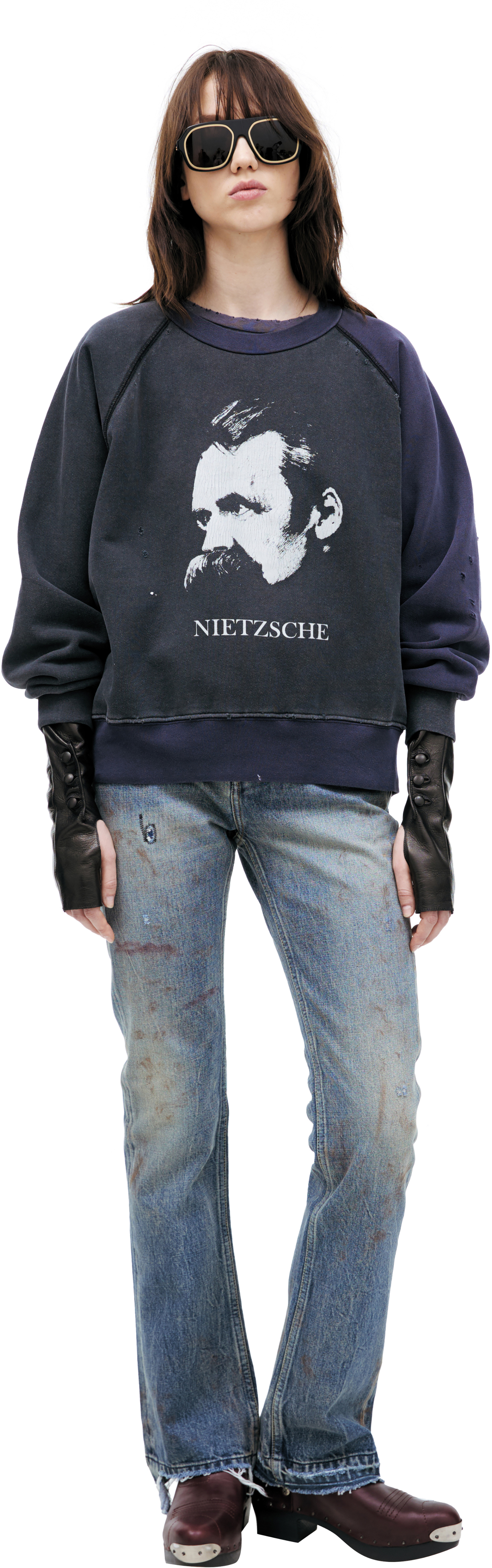 Enfants Riches Déprimés Хлопковый свитшот с принтом