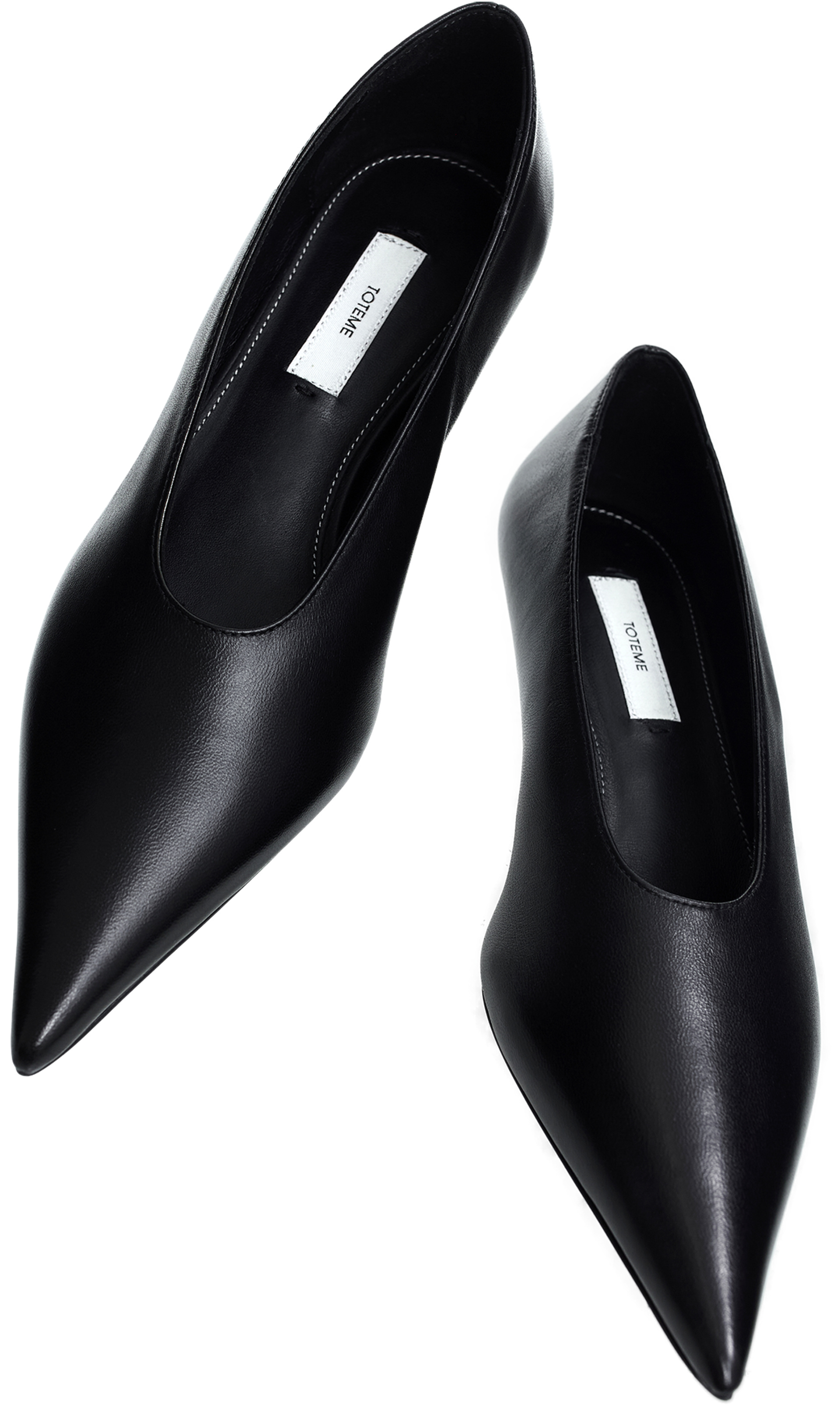 TOTEME Черные туфли из кожи