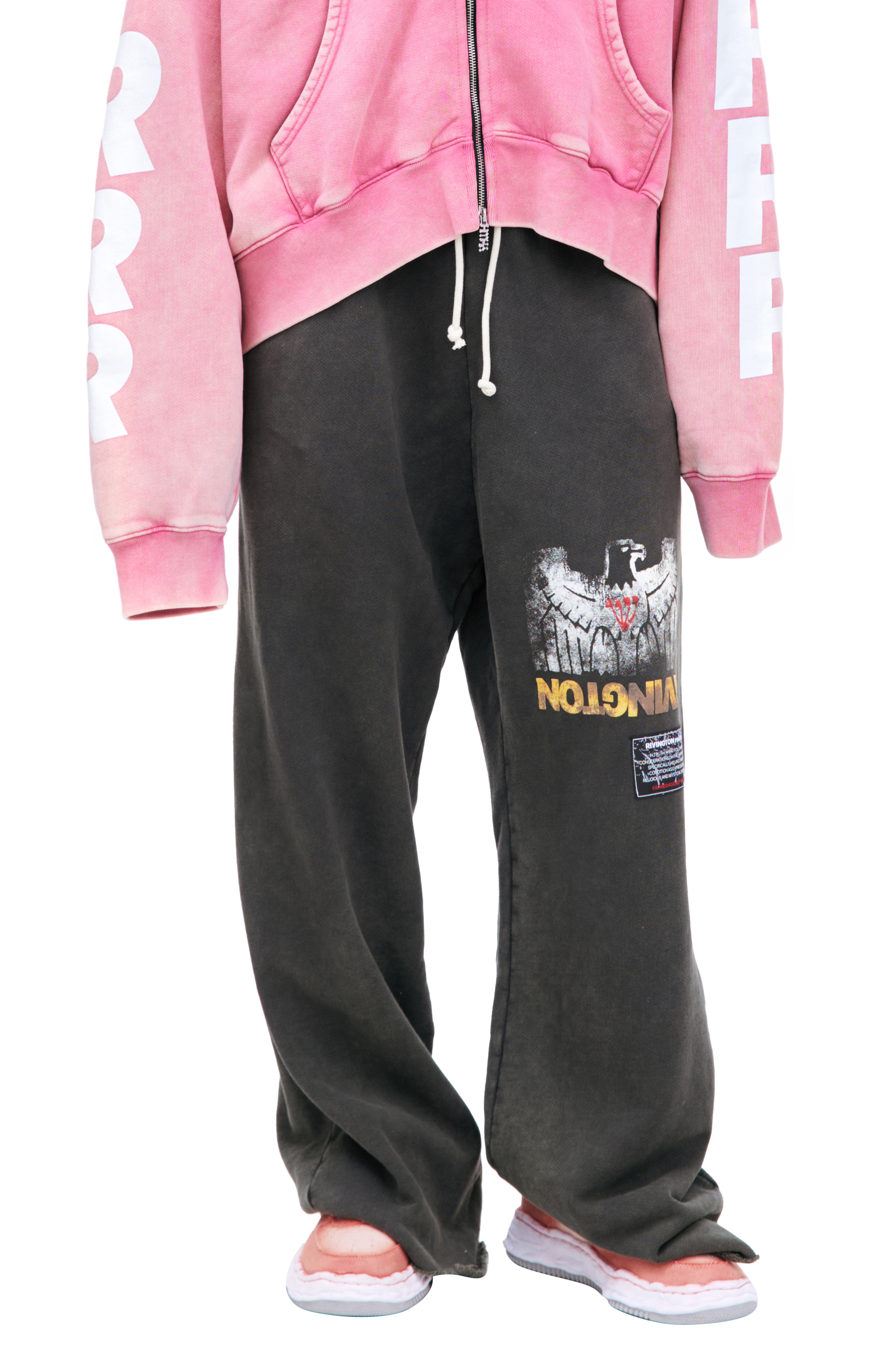 RRR123 Трикотажные брюки с логотипом