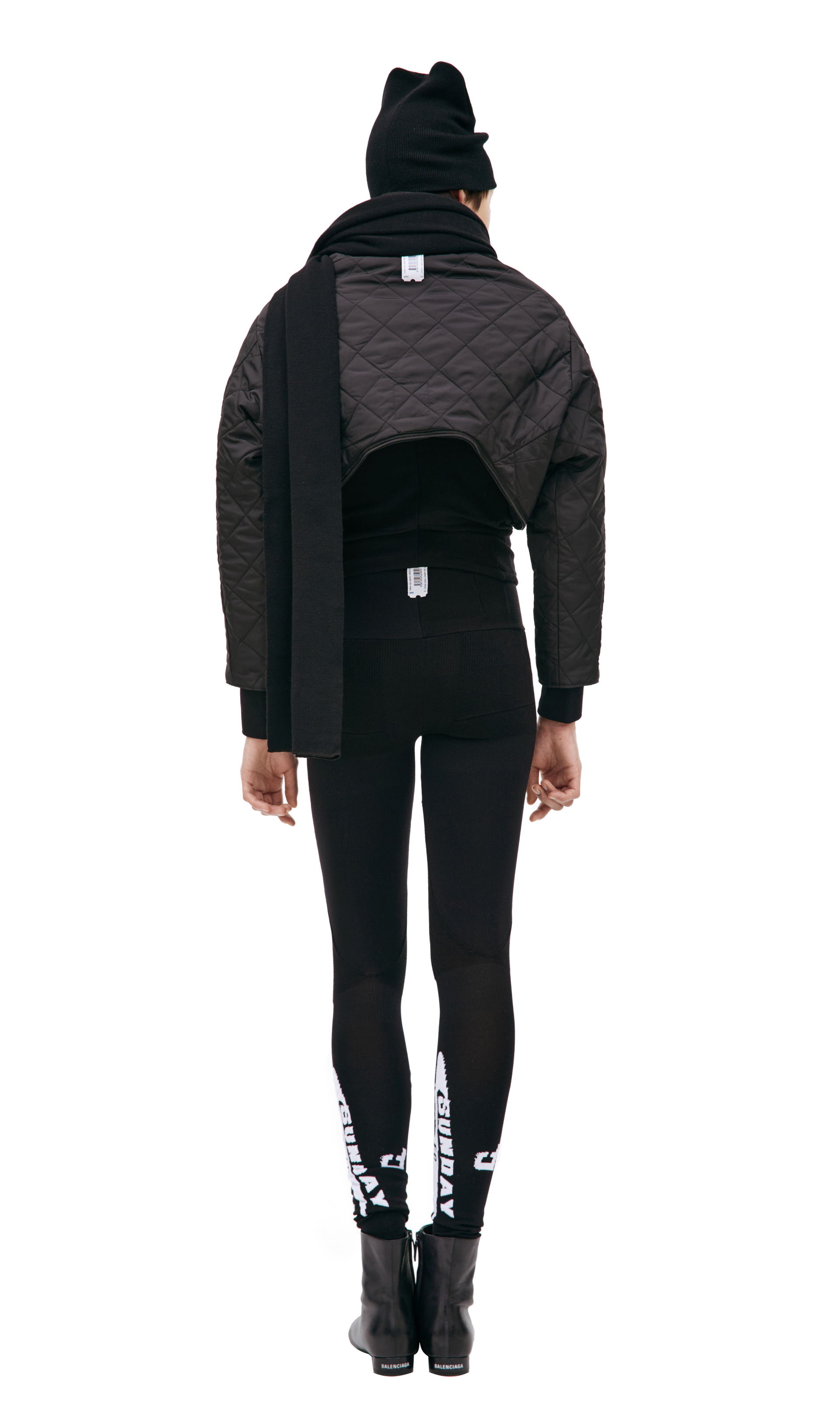 PROTOTYPES Куртка с вшитым шарфом