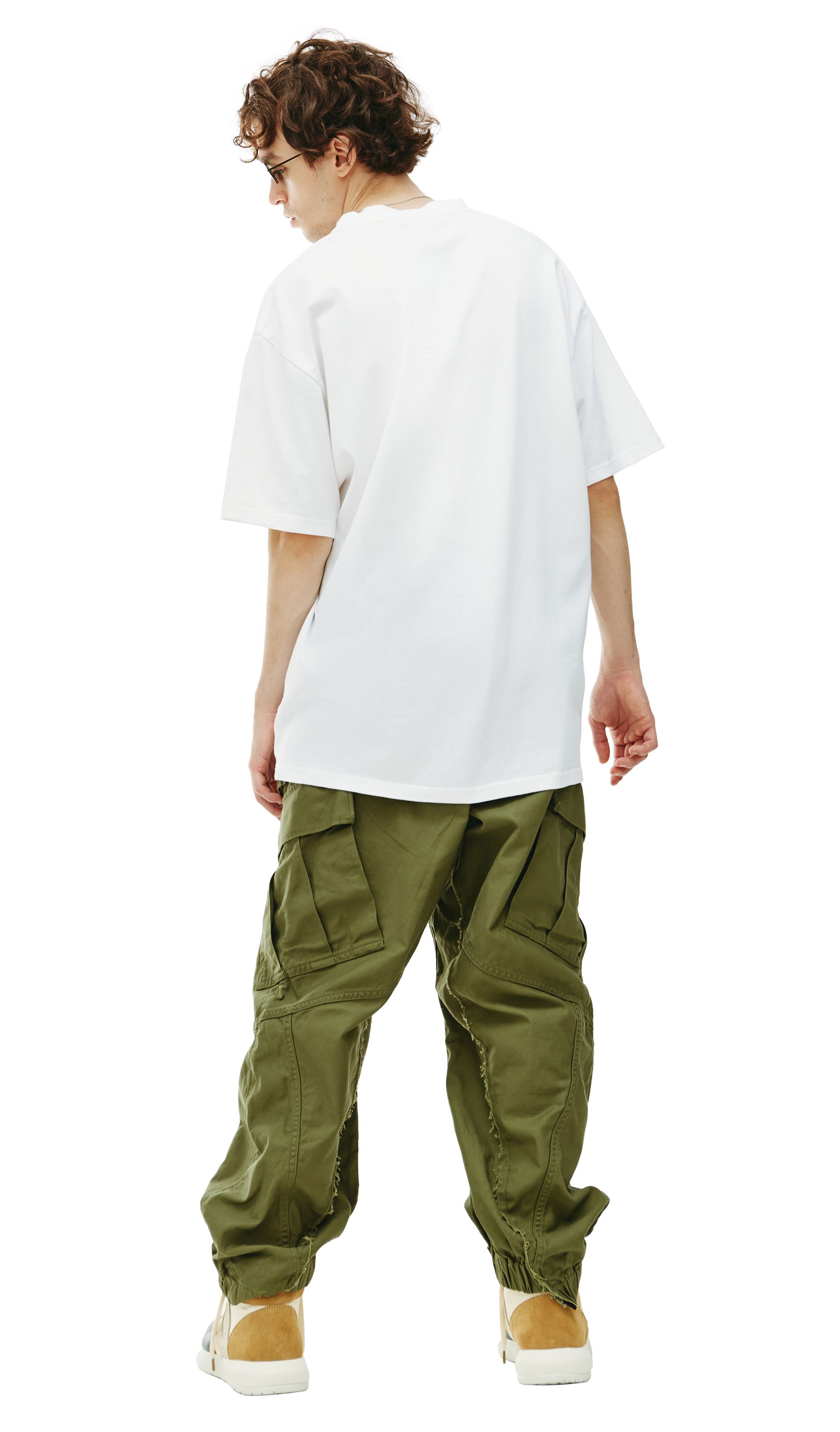 Undercover Белая футболка с принтом Undercover Records