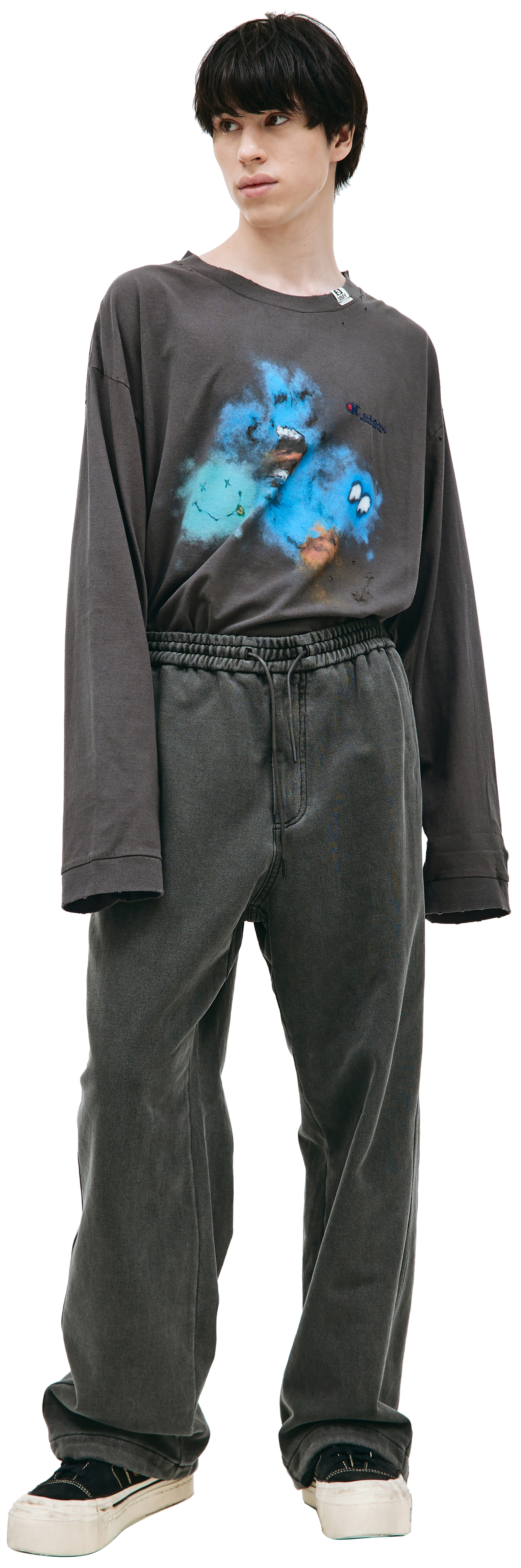 Juun.J Спортивные брюки с выстиранным эффектом