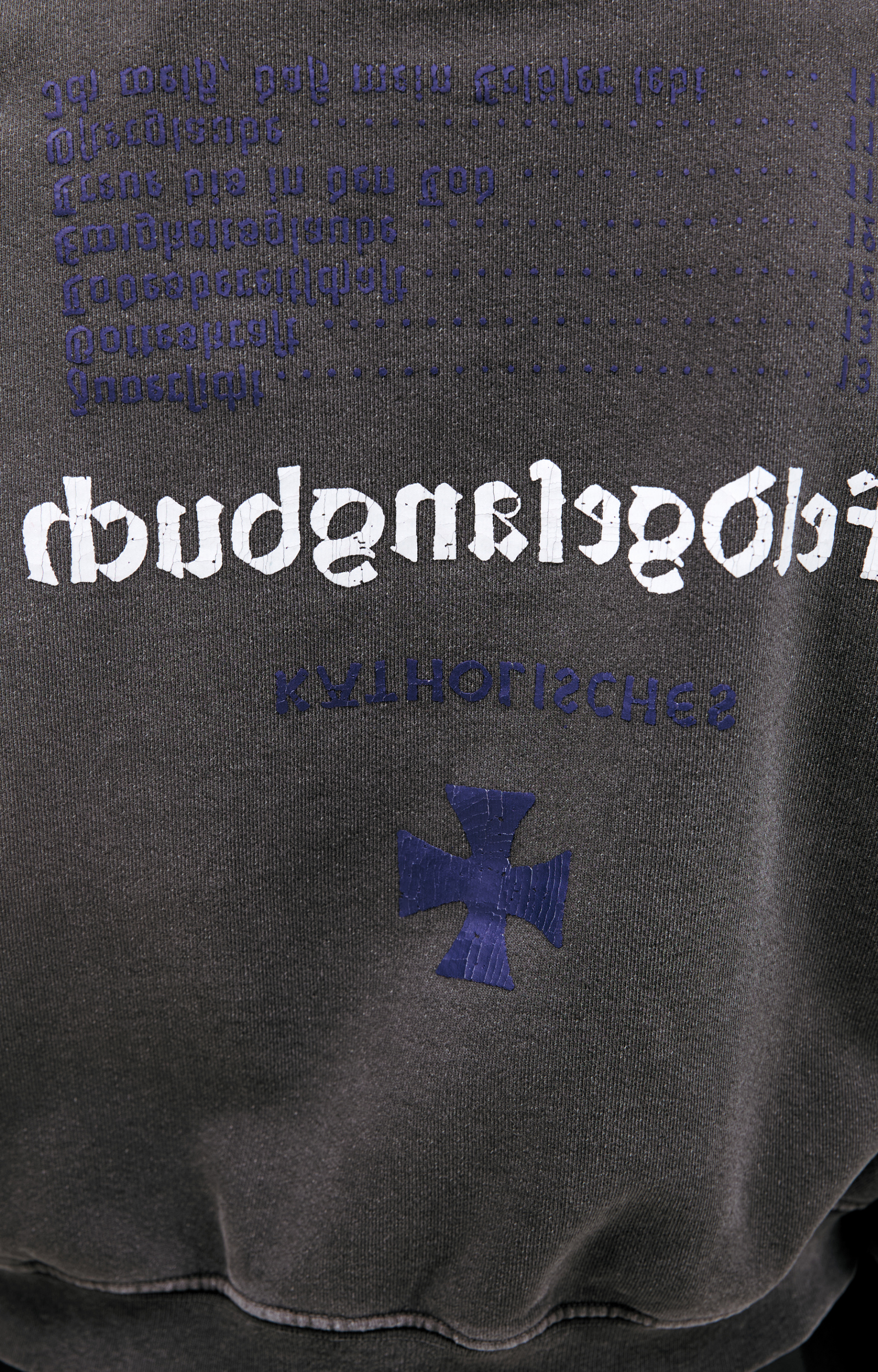 Enfants Riches Déprimés Серое худи с принтом