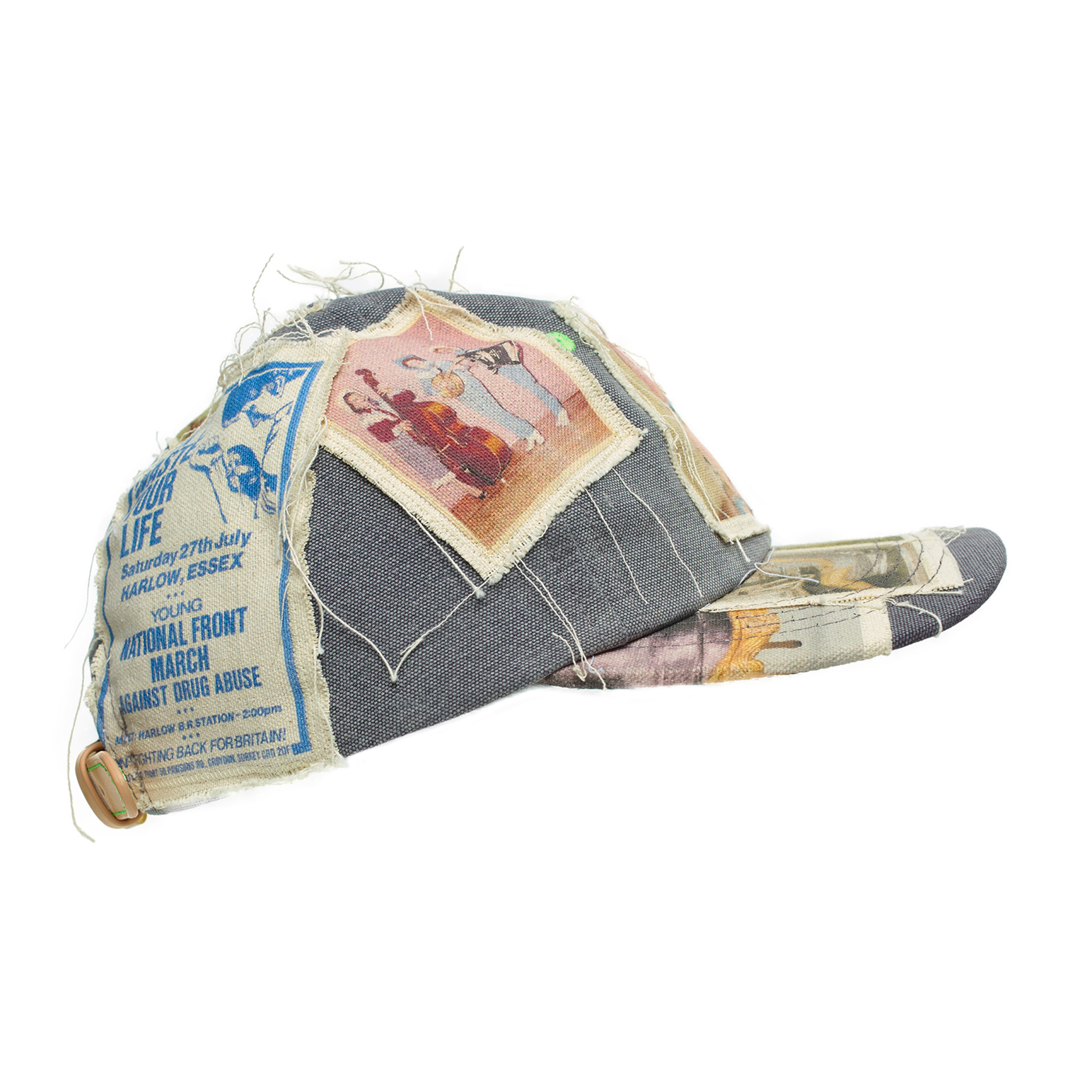 BETTER WITH AGE Серая кепка с патчами