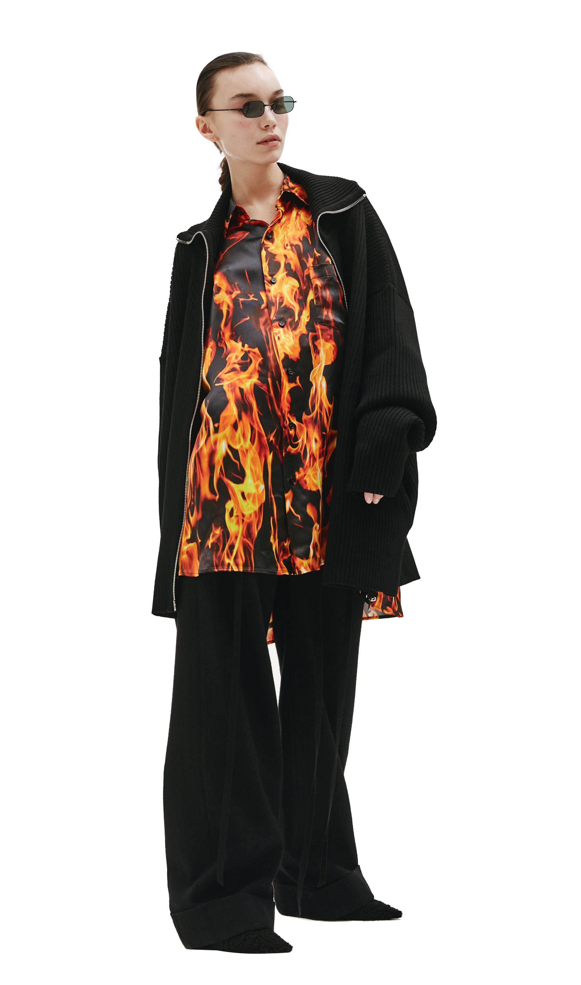 VETEMENTS Шерстяной кардиган на молнии