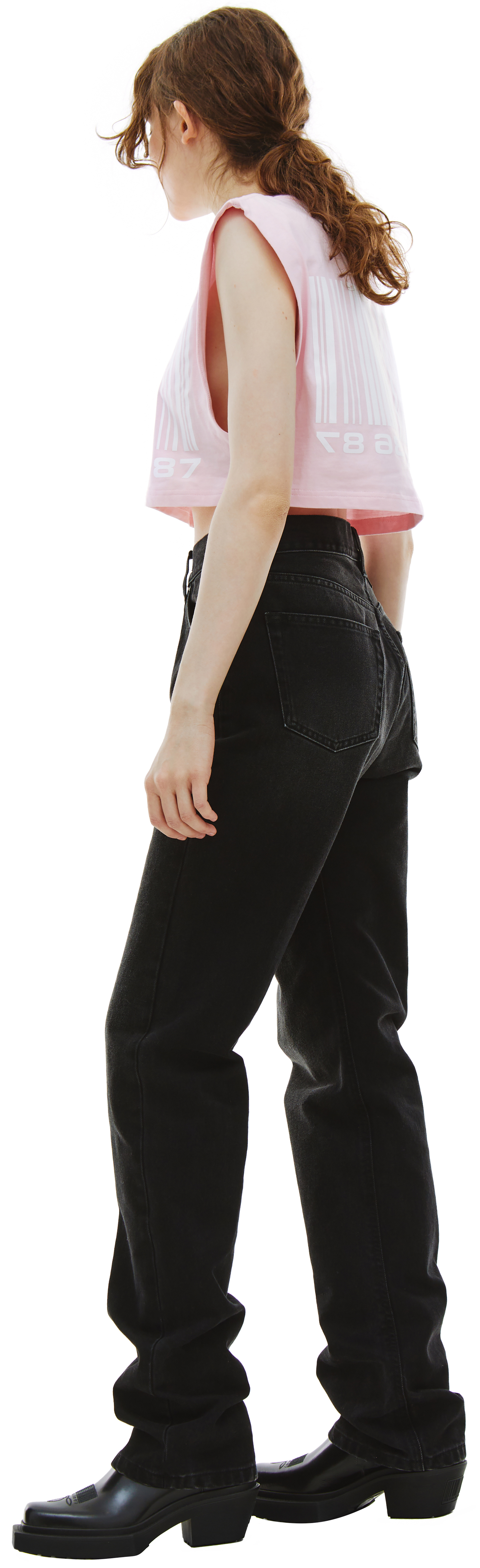 VTMNTS Укороченная майка \'Barcode\'