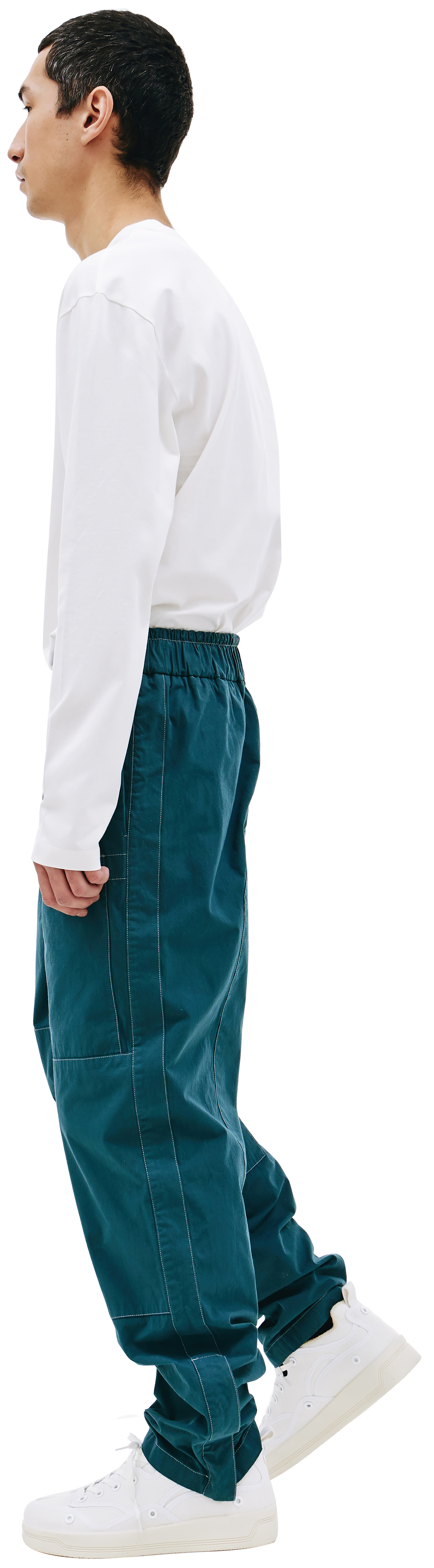 Jil Sander Брюки с контрастными швами