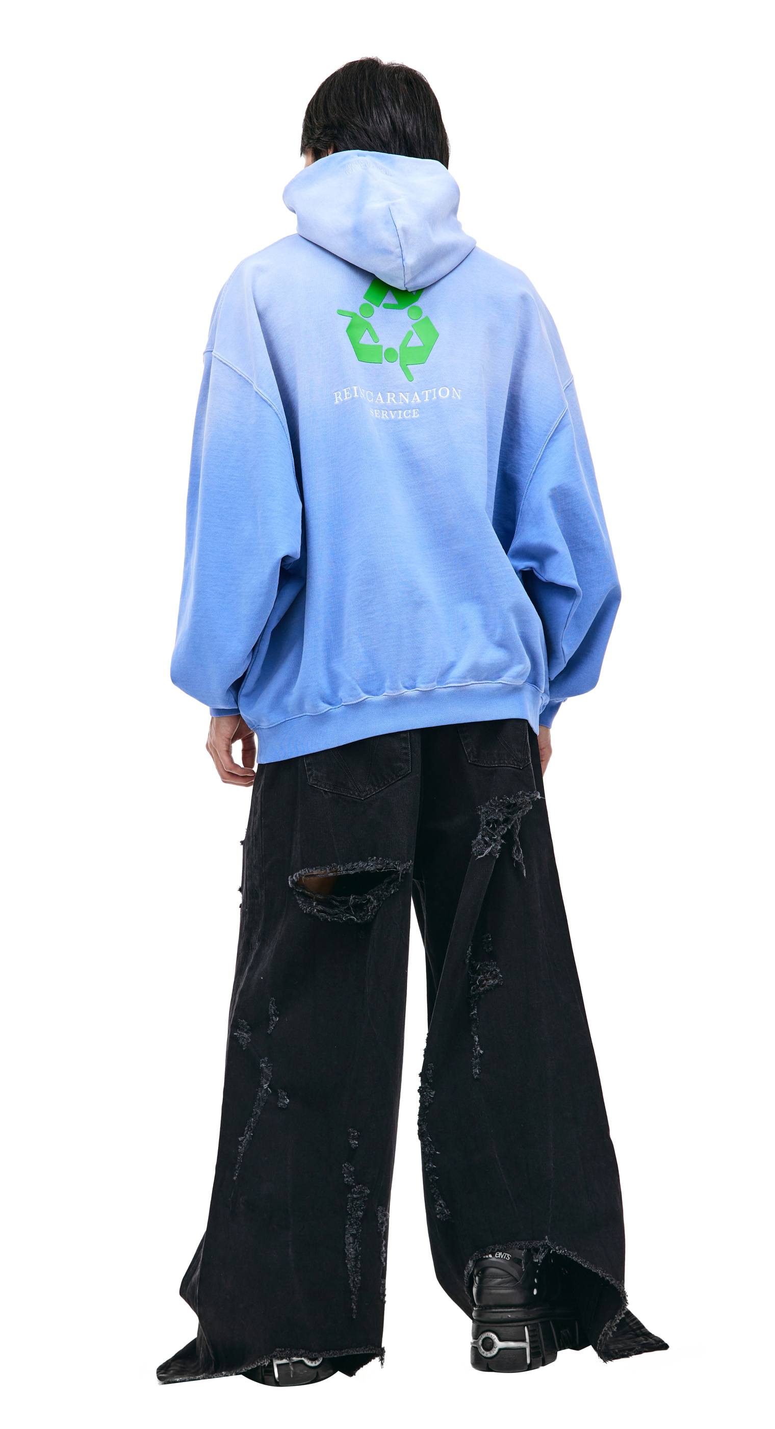 VETEMENTS Худи с вышивкой \'I\'m Not Doing Shit Today\'