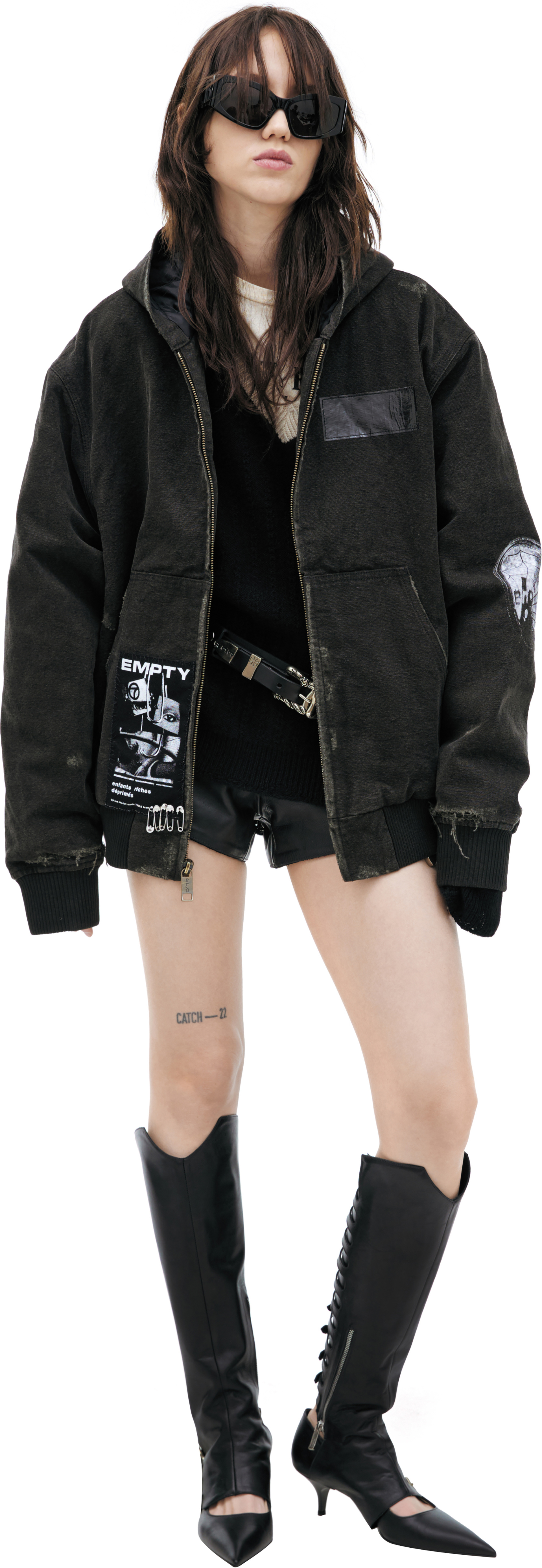 Enfants Riches Déprimés Джинсовая куртка с патчем