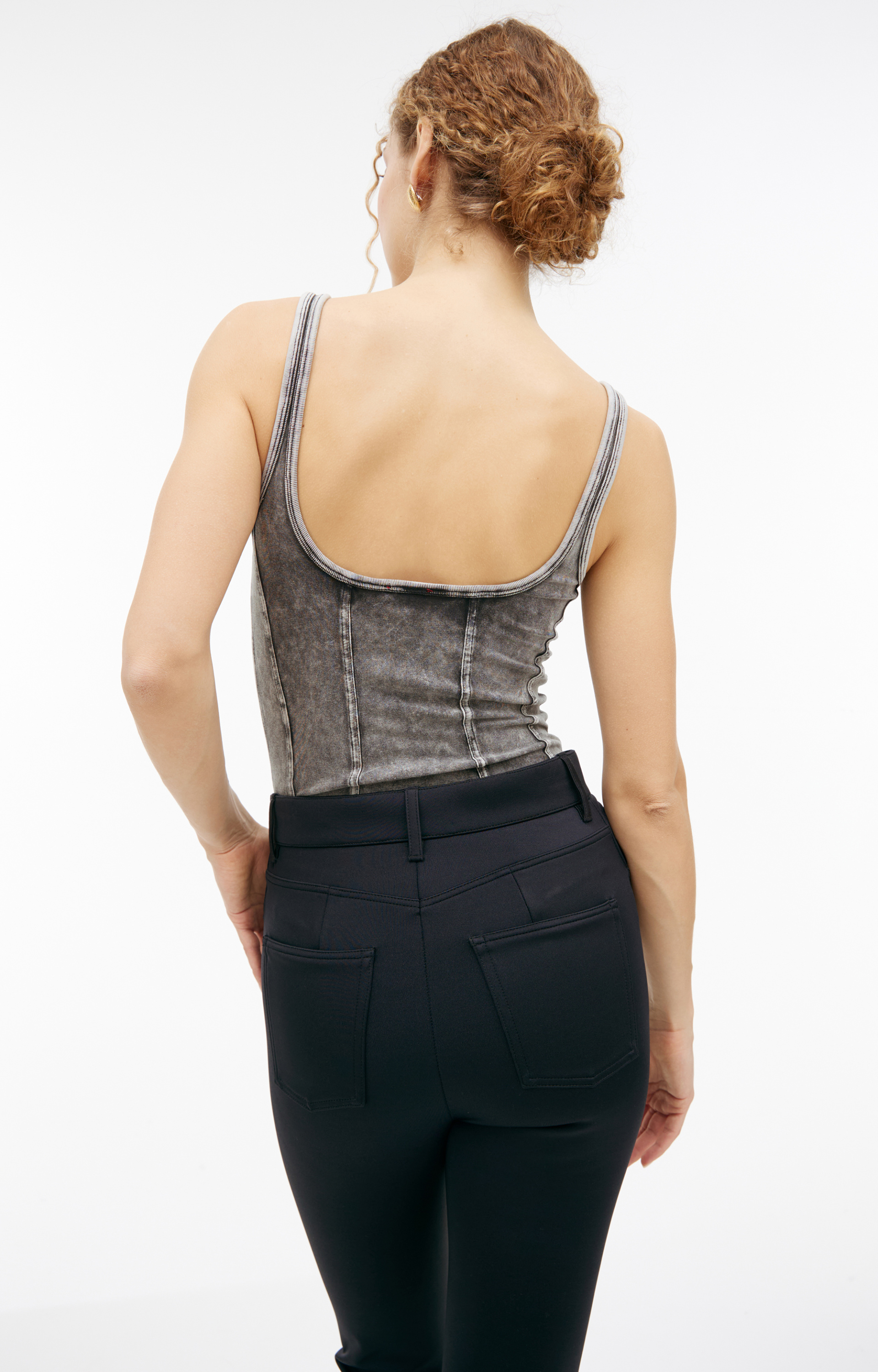 Balenciaga Черные скинни брюки