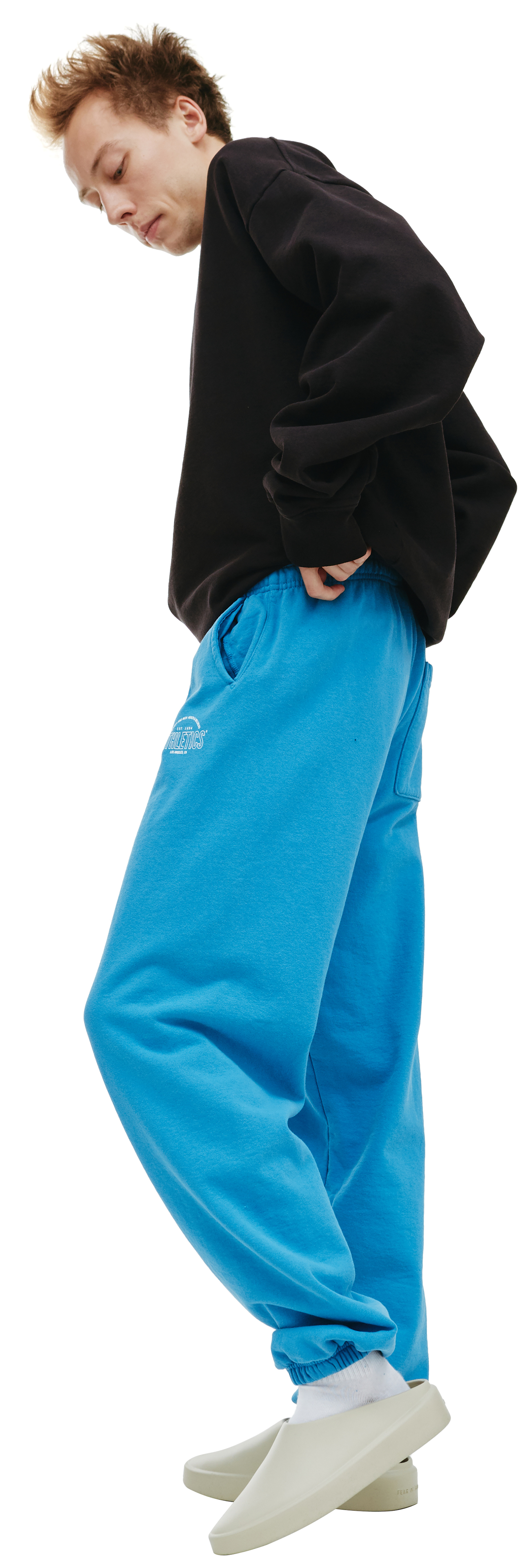 SPORTY & RICH Спортивные брюки с принтом Athletics