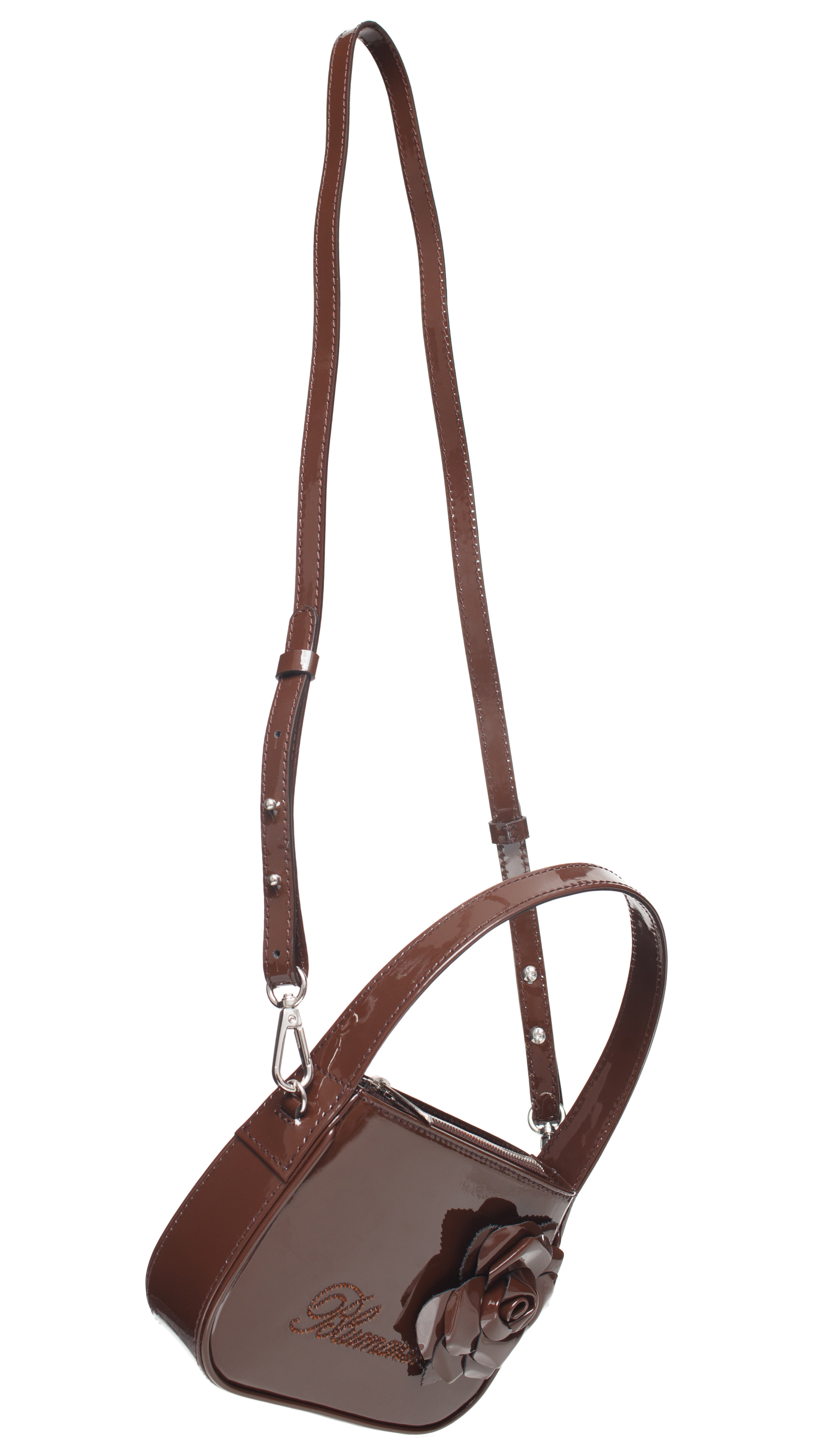 Blumarine Сумка Borsa mini из лакированной кожи