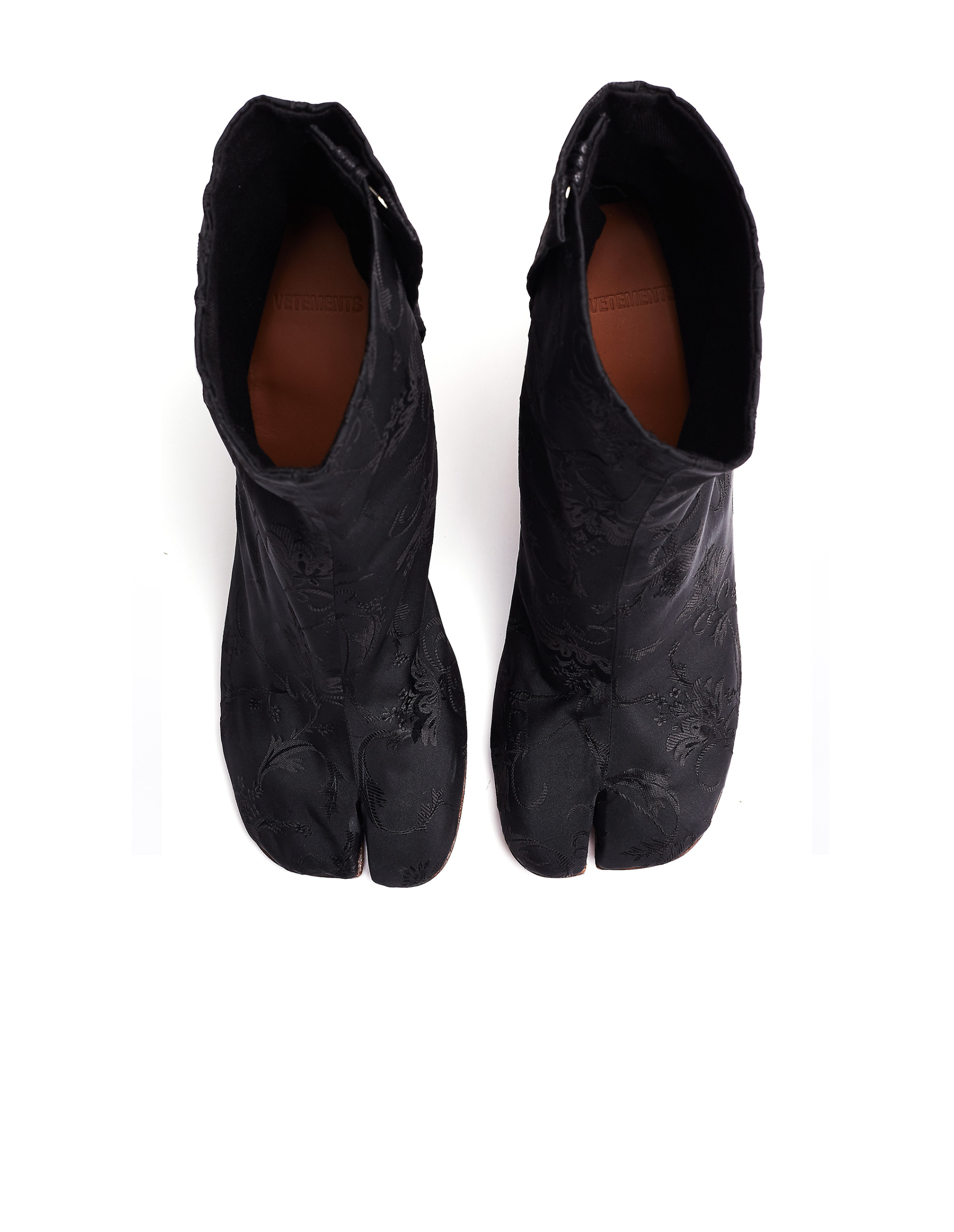 VETEMENTS Текстильные Tabi на каблуке из монет